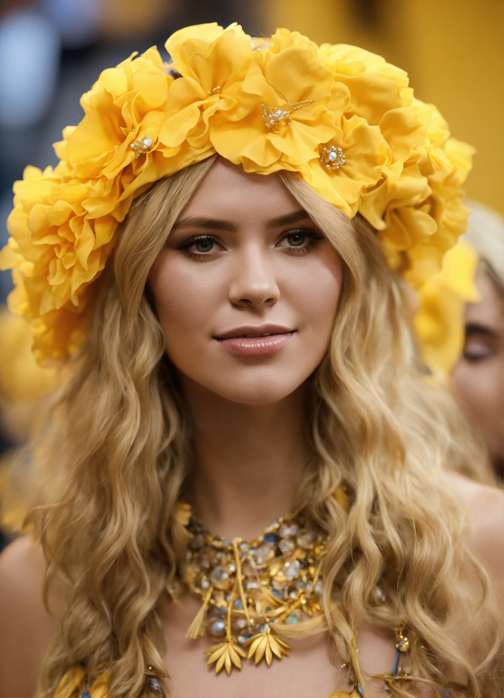 Lexica - Blonde Neanderthal woman graduated from fashion school