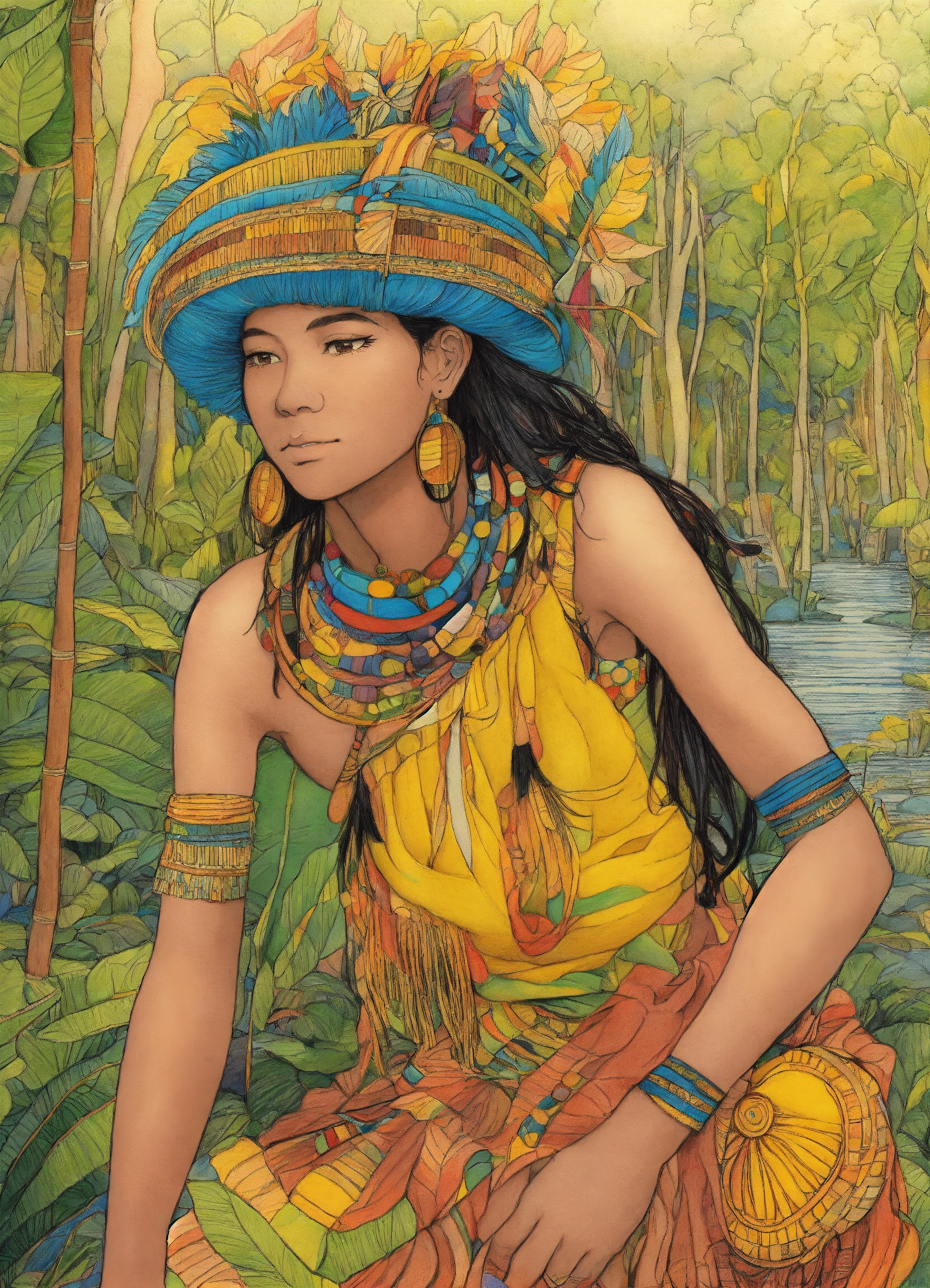 Lexica - Drawing of the Amazonian Indigenous People. A cosmic journey ...
