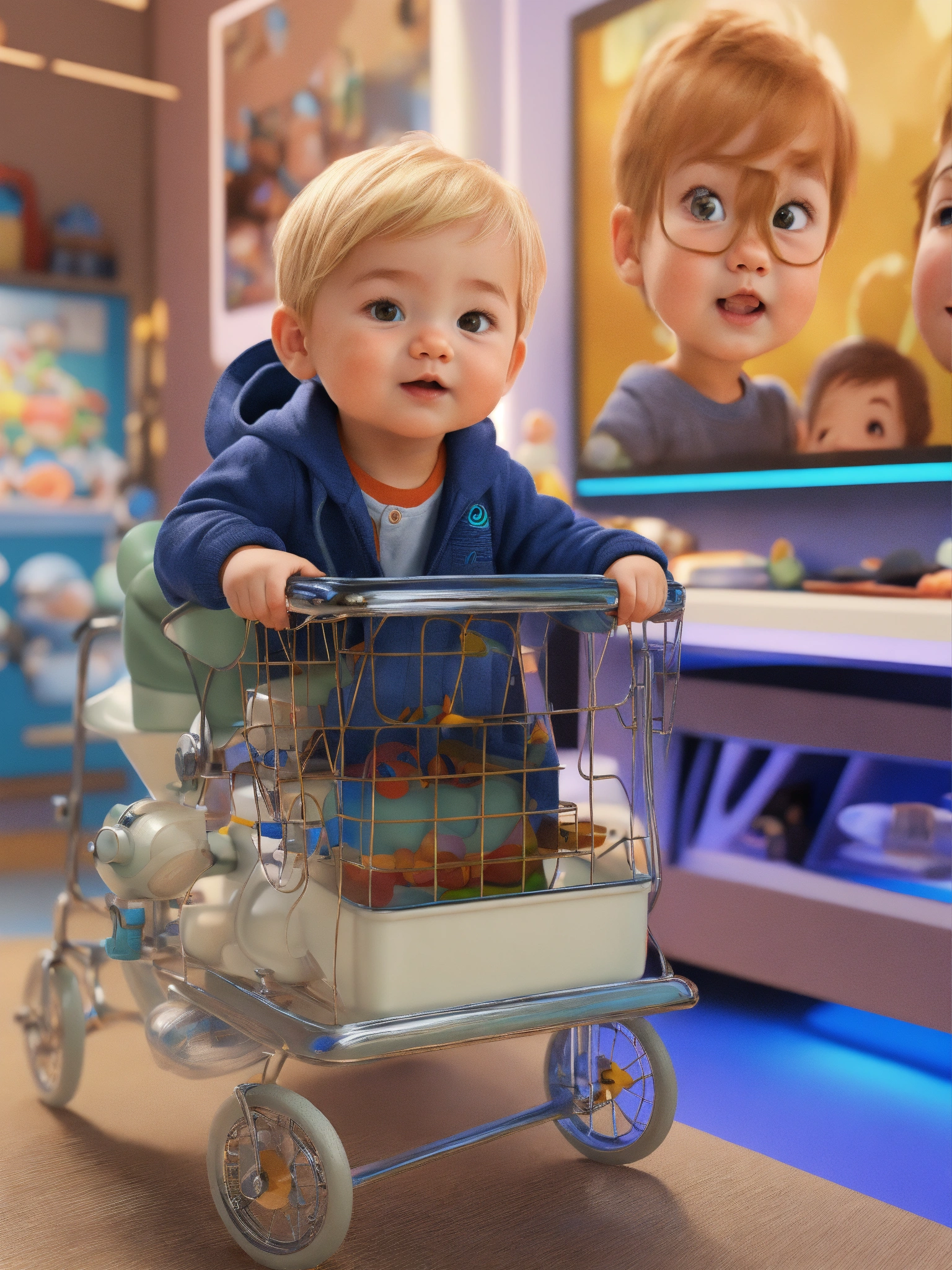 Lexica - A beautiful young a baby boy , full body image of a cute ...