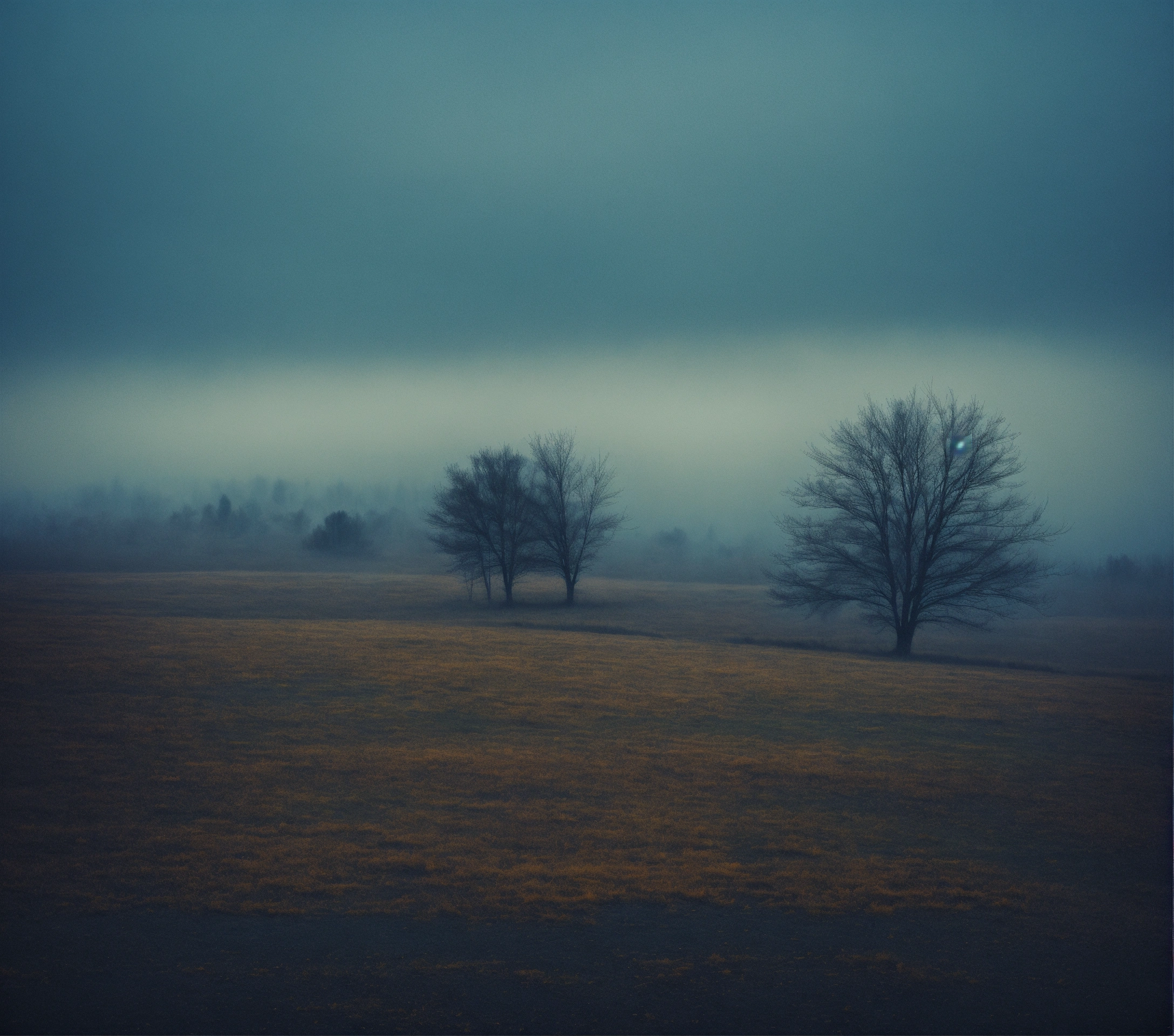 Lexica - Empty void, grainy, misty, sad, blue