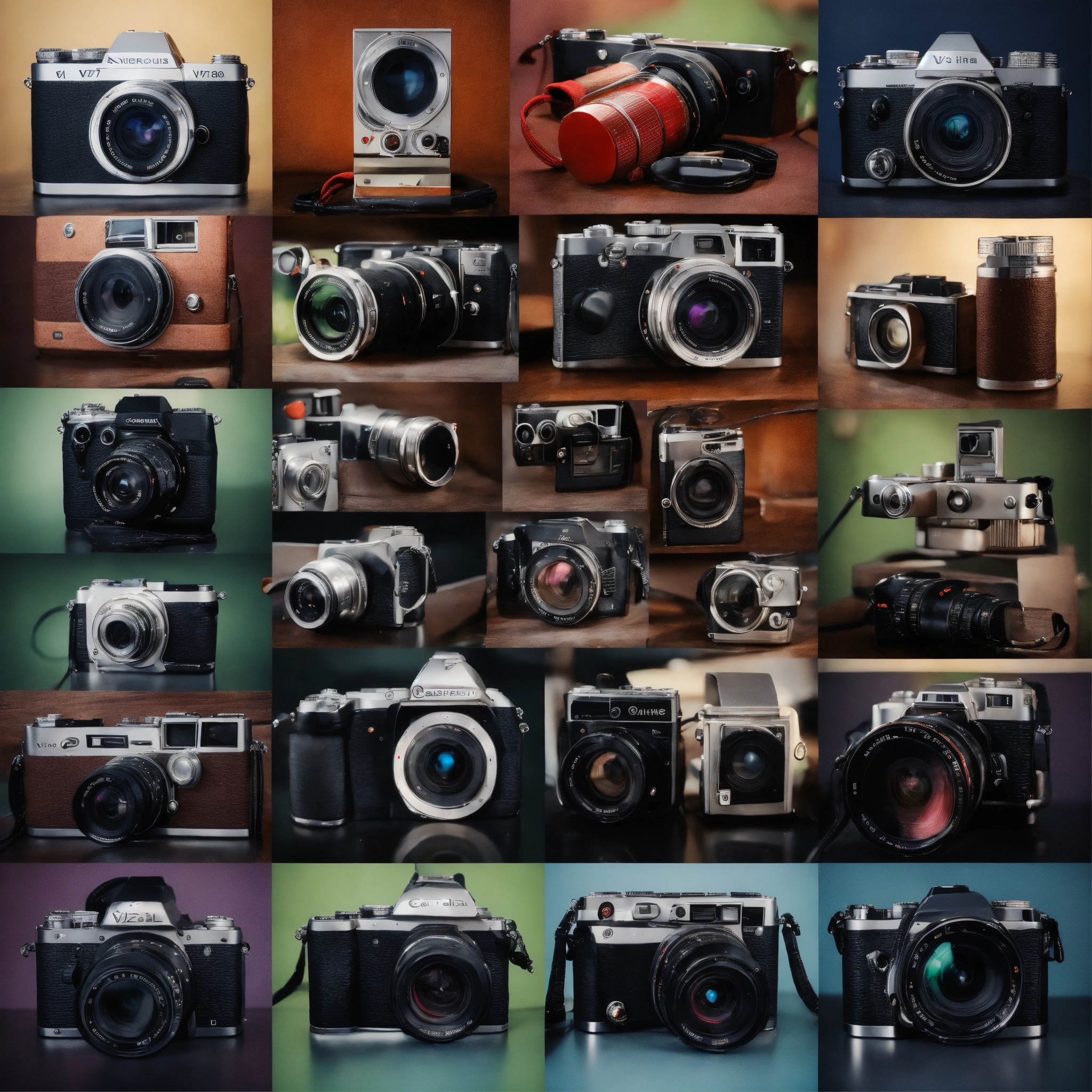 Lexica - A lot of different camera's all looking a different direction ...