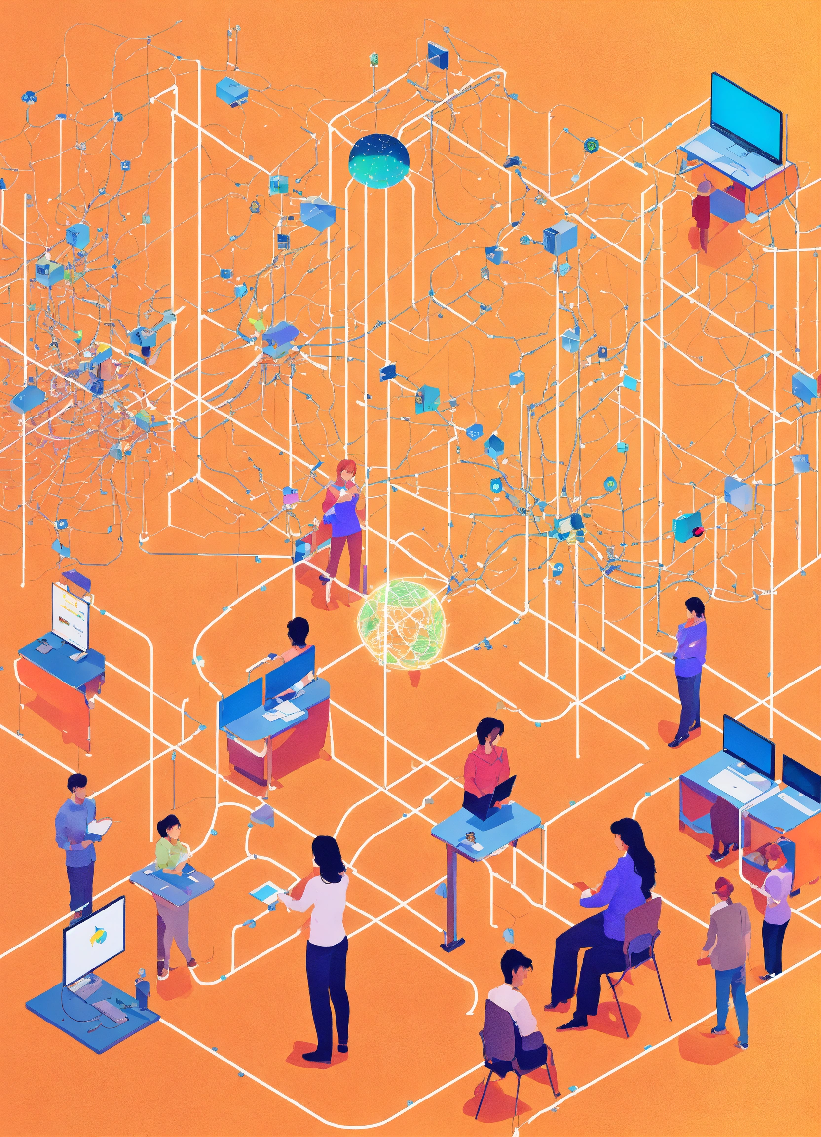 Lexica - A classroom setting with students and a teacher, overlaid with ...