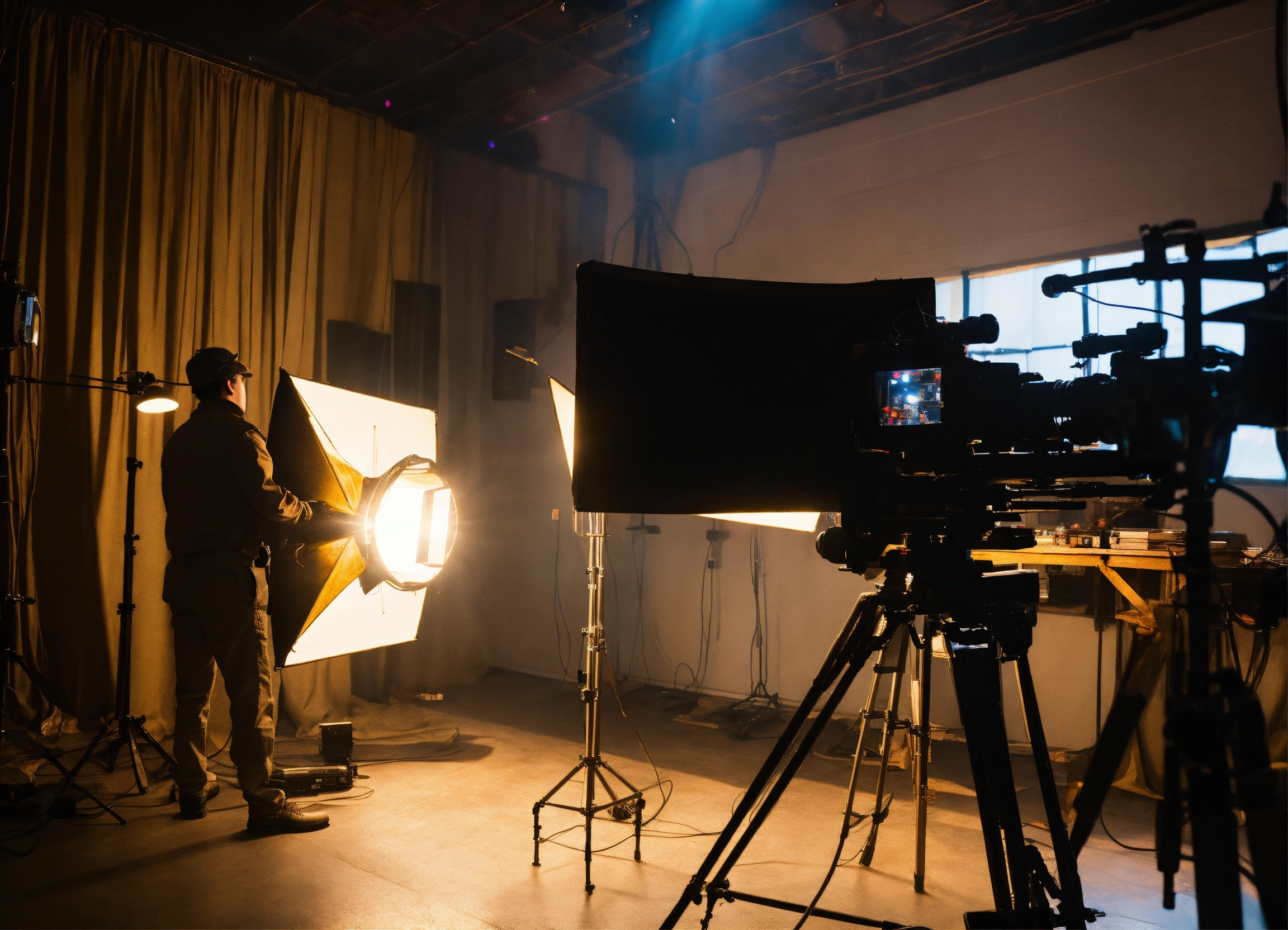 Lexica - The process of exposing the light on the set by a light ...