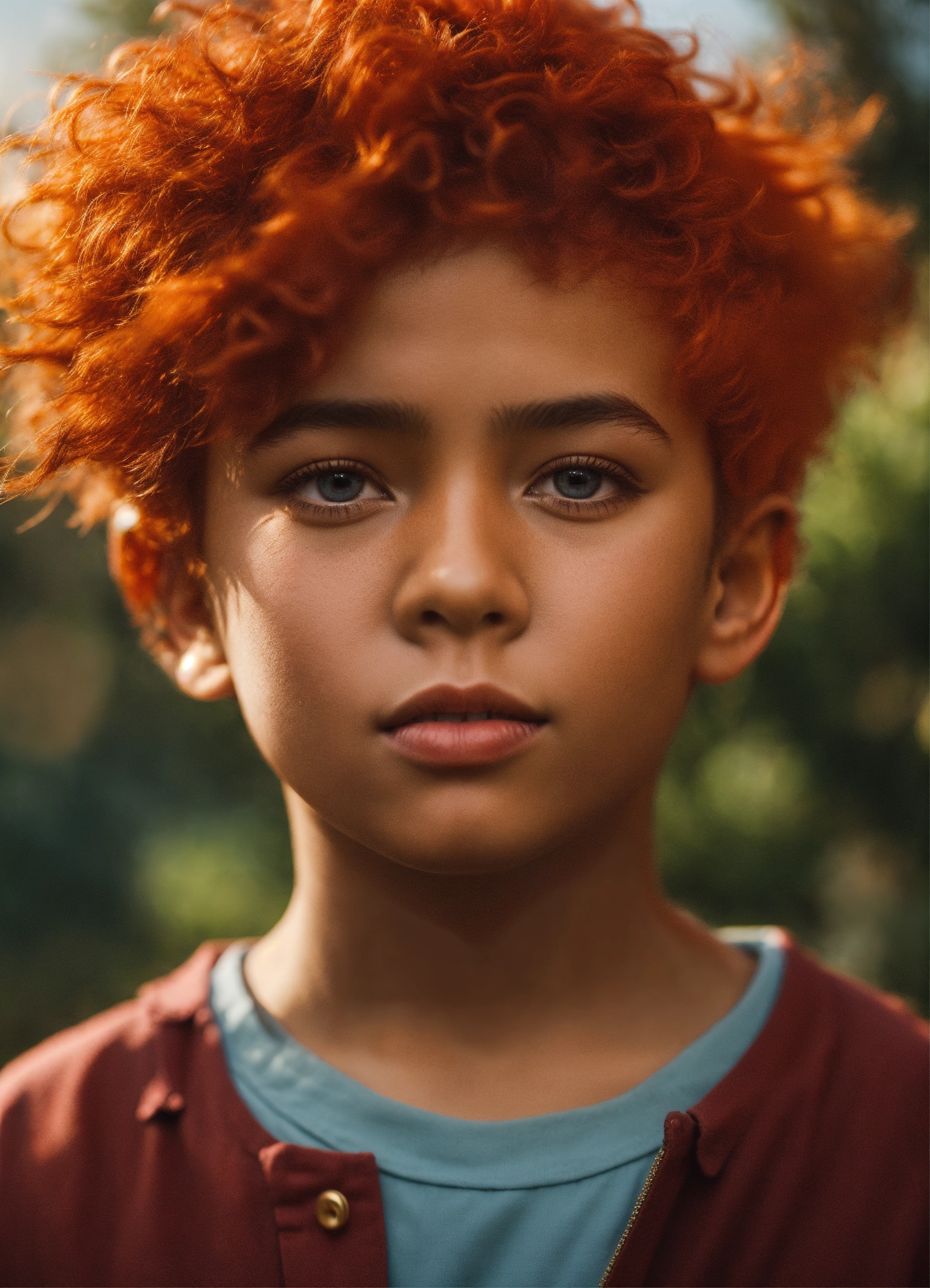 Lexica Mixed race People Boy Red Hair Magical Realism 4k