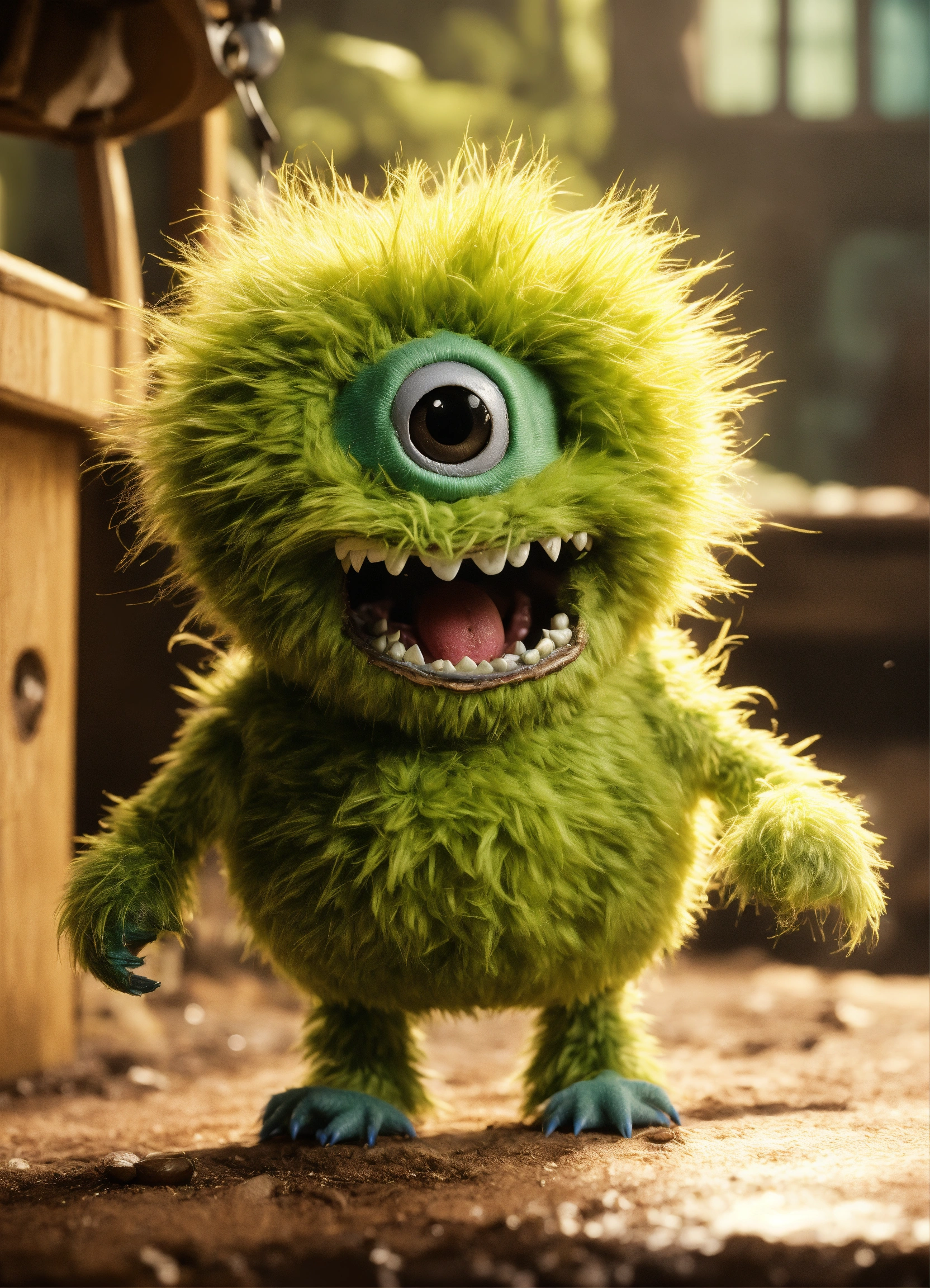 Lexica - CGI! germ monster character. Highly detailed. Scary but ...