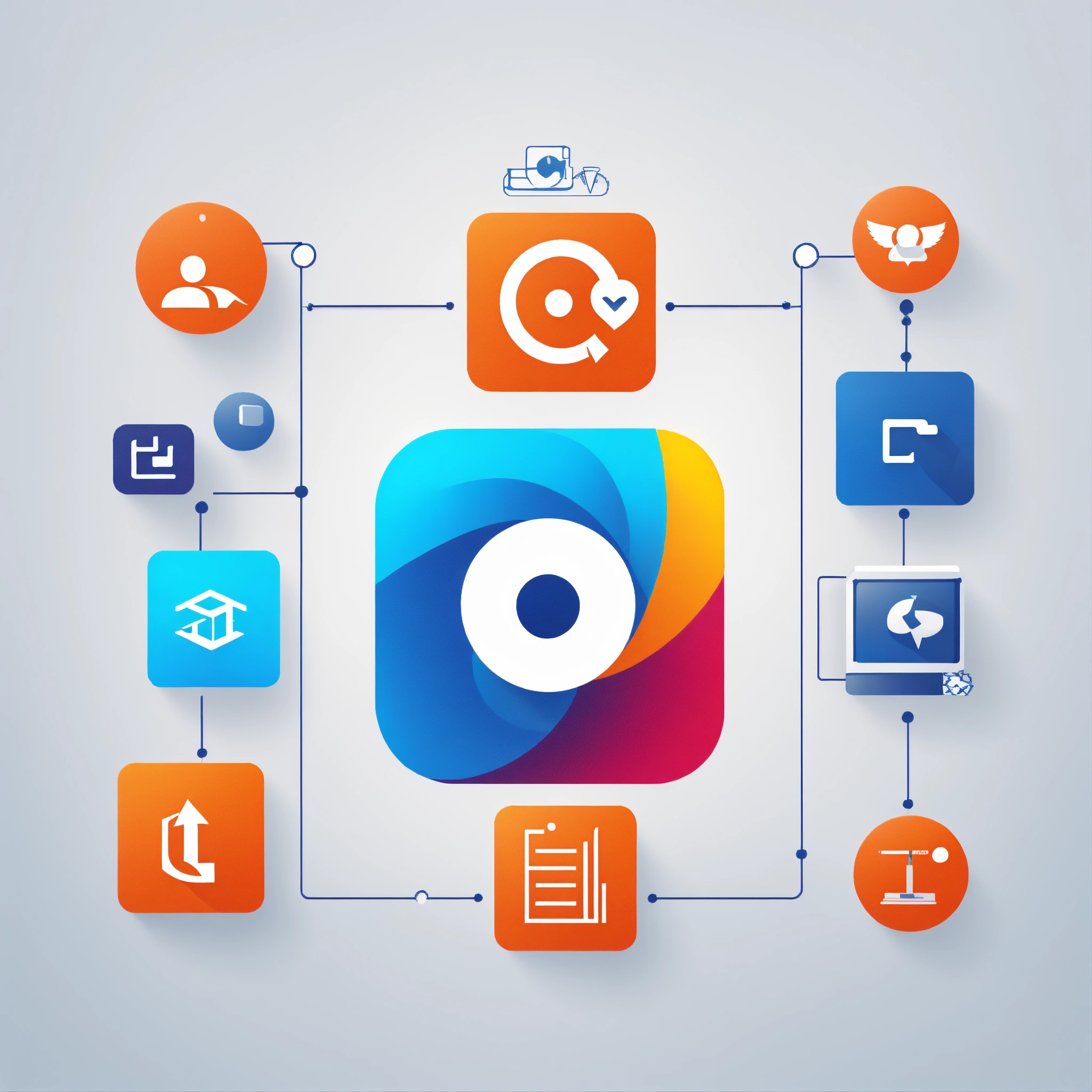 Lexica - High resolution icon of a extremely simple simple, elegant and ...