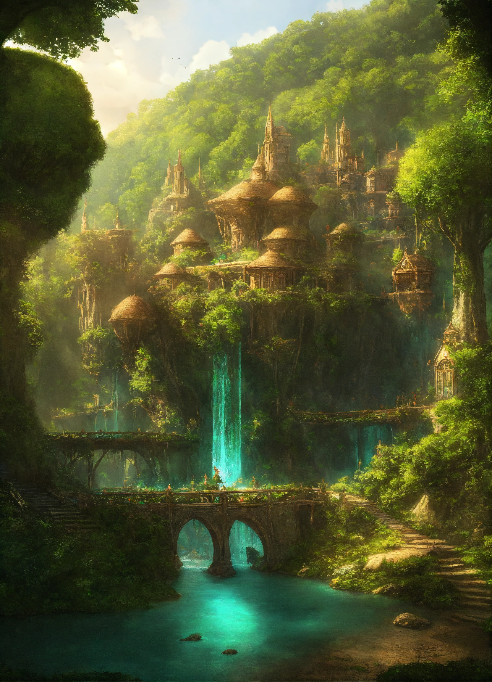 Lexica - An elven city in a forest