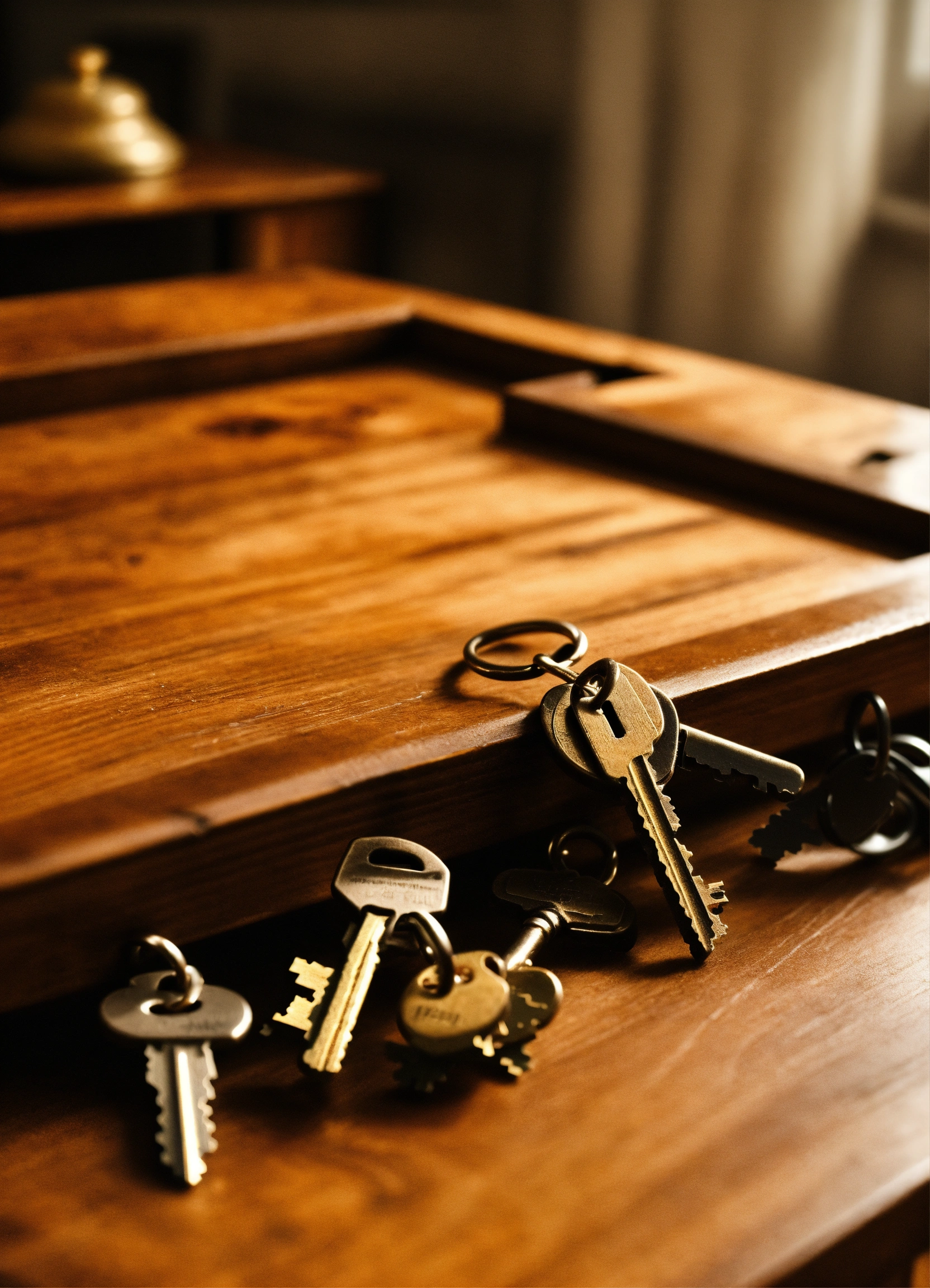 Lexica - WOODEN TABLE THERE ARE A LOT OF DIFFERENT KEYS ON THE TABLE ...