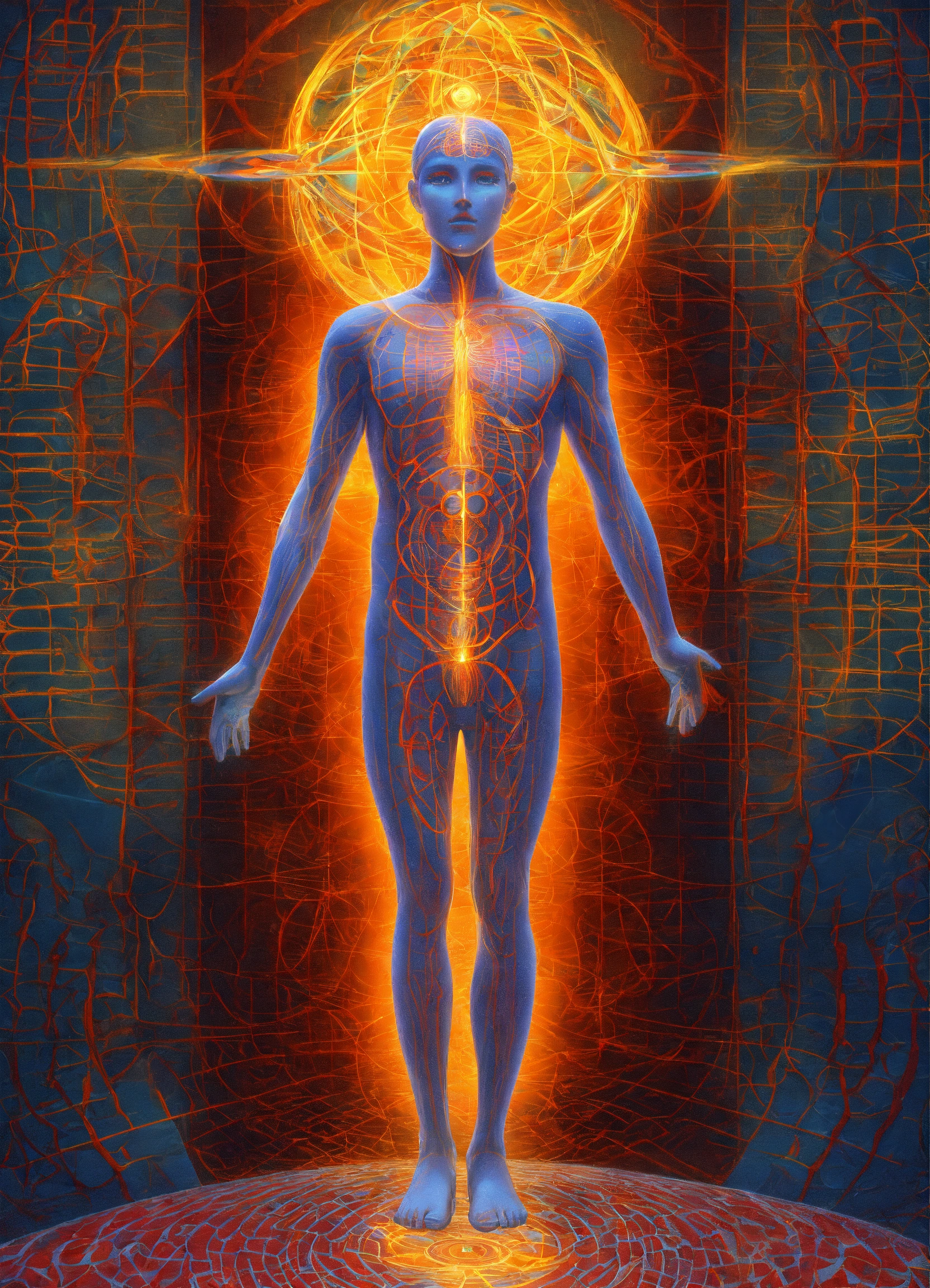 Lexica - Generate an texture for 3d representing “the energético person