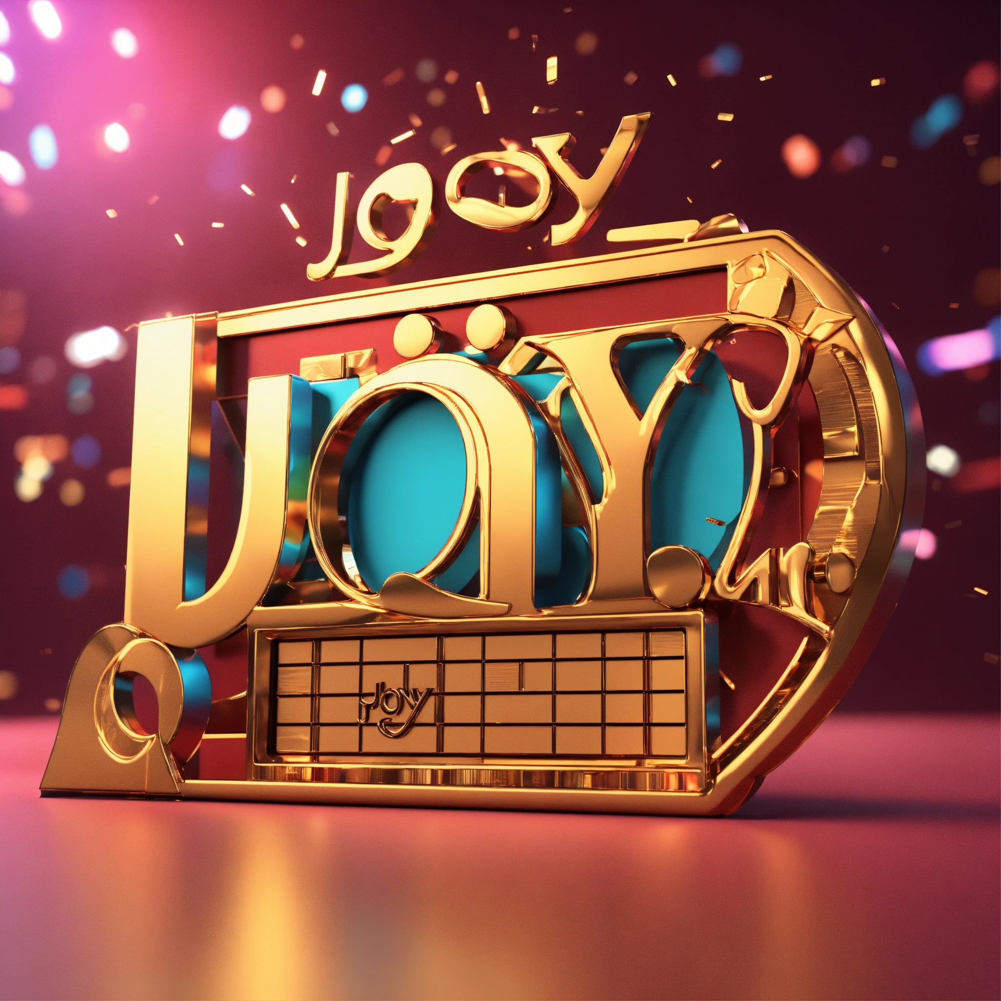 Lexica - Movie production logo, text composition "joy films", 3d ...