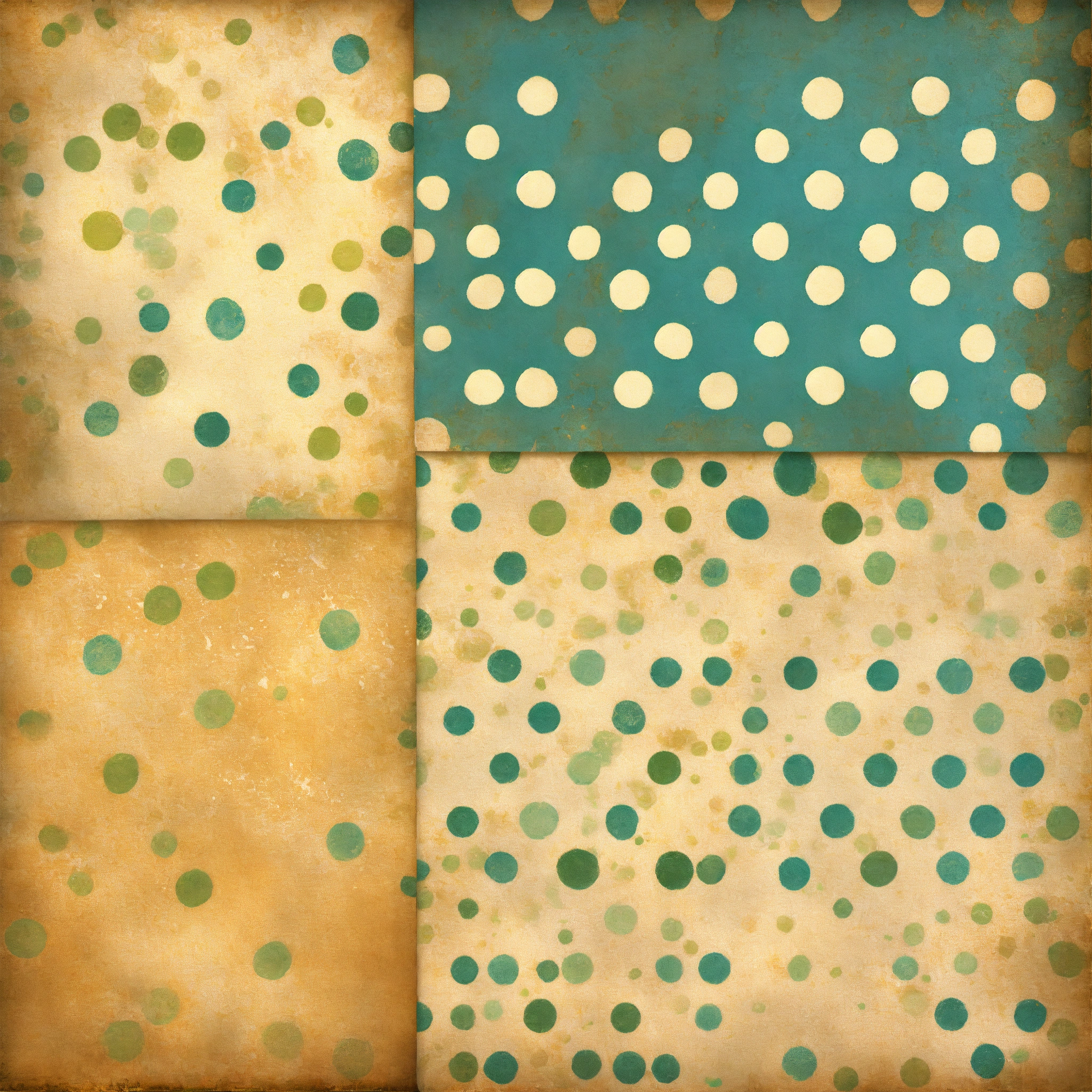 Lexica - A Polka Dot pattern, aged and worn, for scrapbook paper