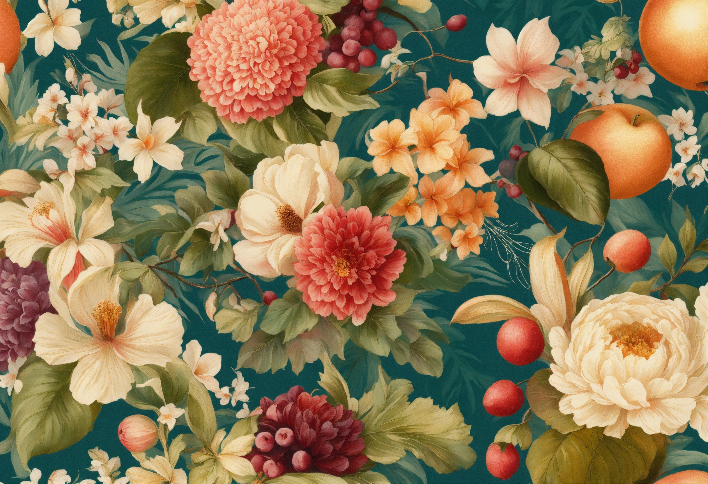 Lexica - Create a stylistic Rococo inspired pattern with a variety of ...