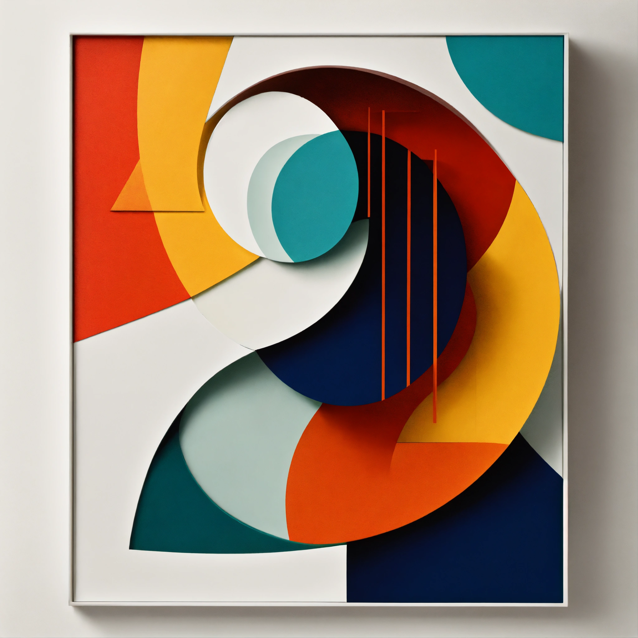 Lexica - Abstract art, bold shapes, minimalistic approach, fewer colors ...