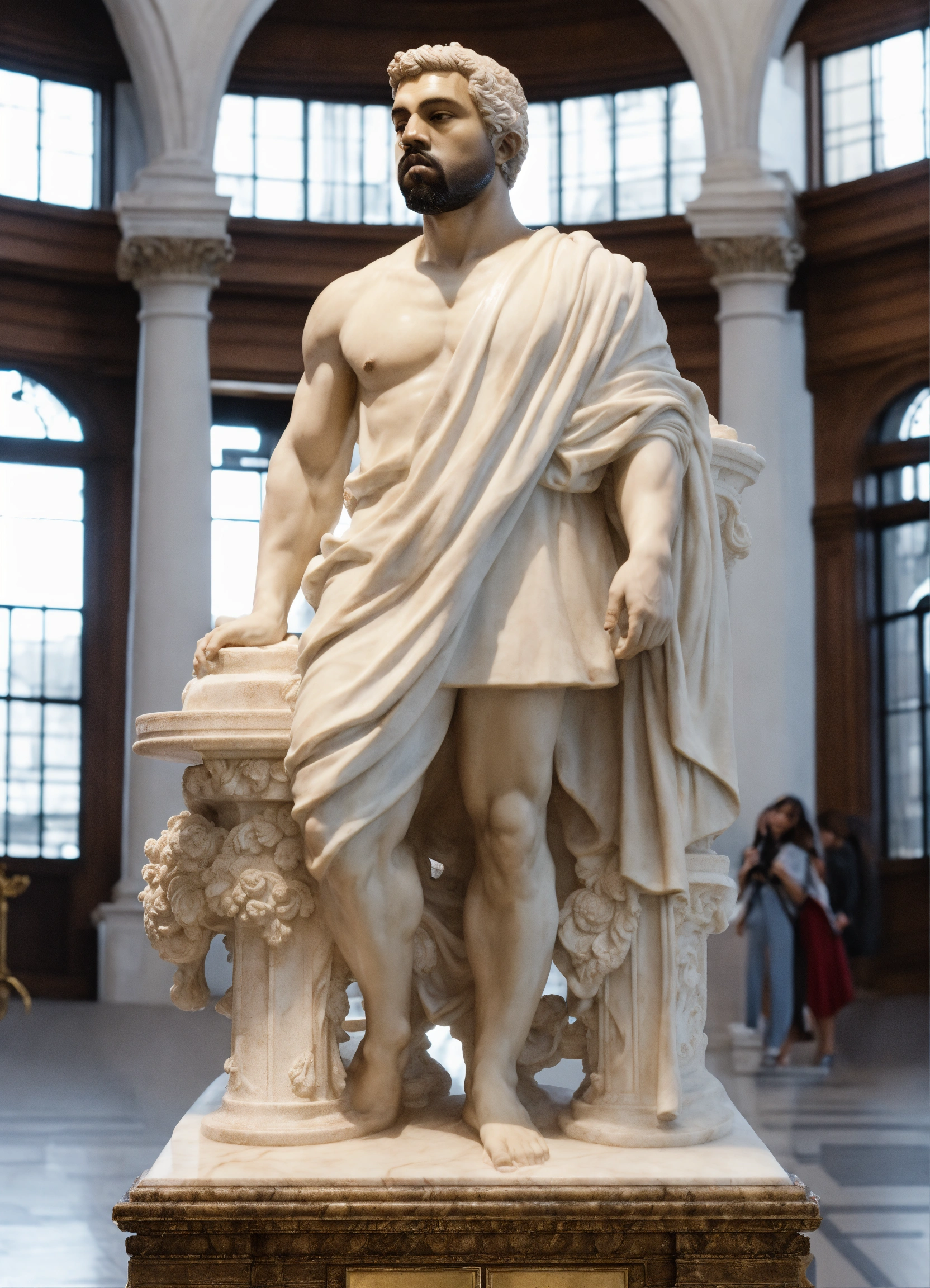 Lexica - Kanye west renaissance marble statue, hyper realistic 8k ...