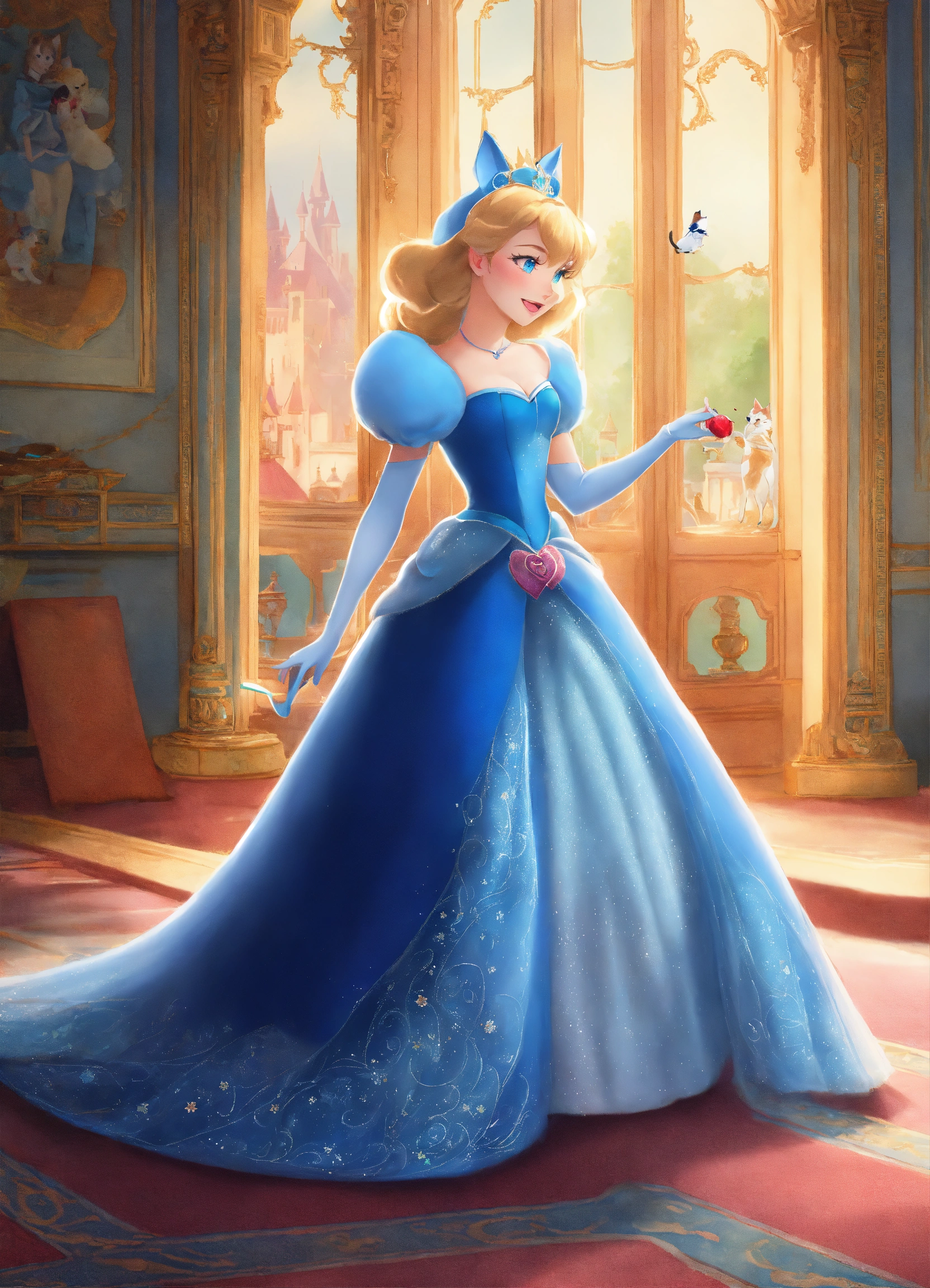 Lexica - Disney Cinderella as a cat