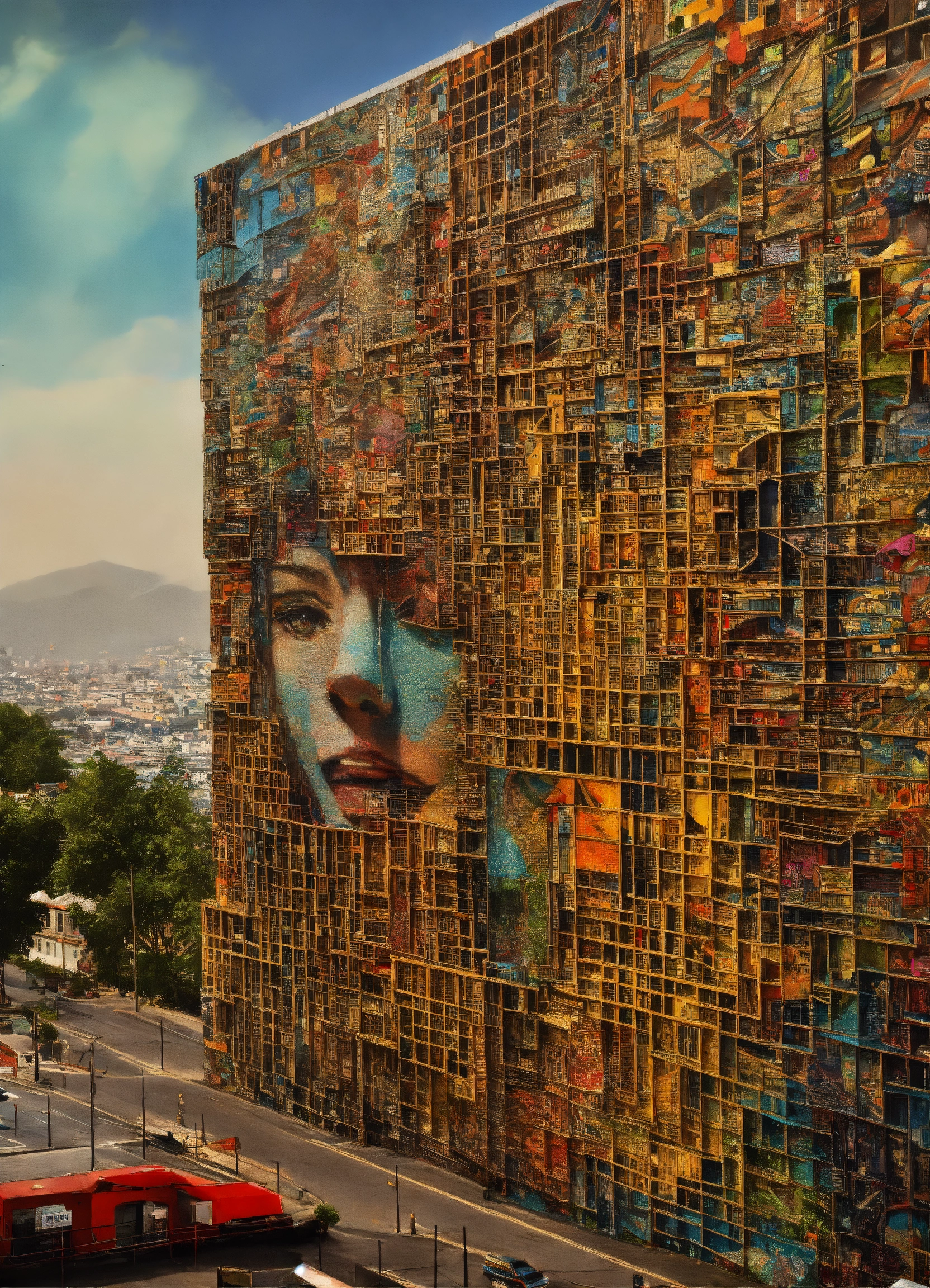 Lexica - Euphoric, intricate, complex, Street art, net art, Collage