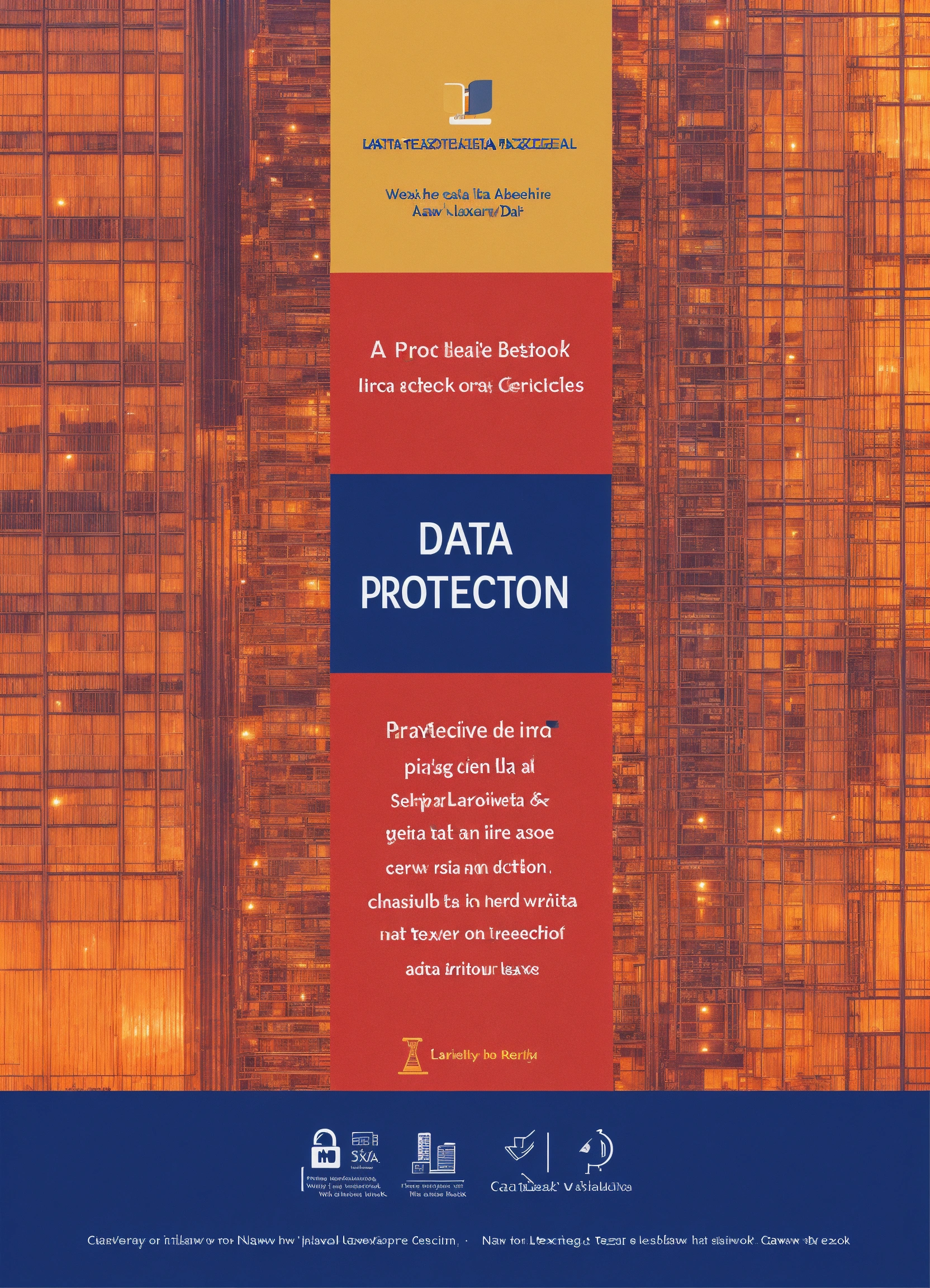 Lexica - Book cover for law texbook on data protection
