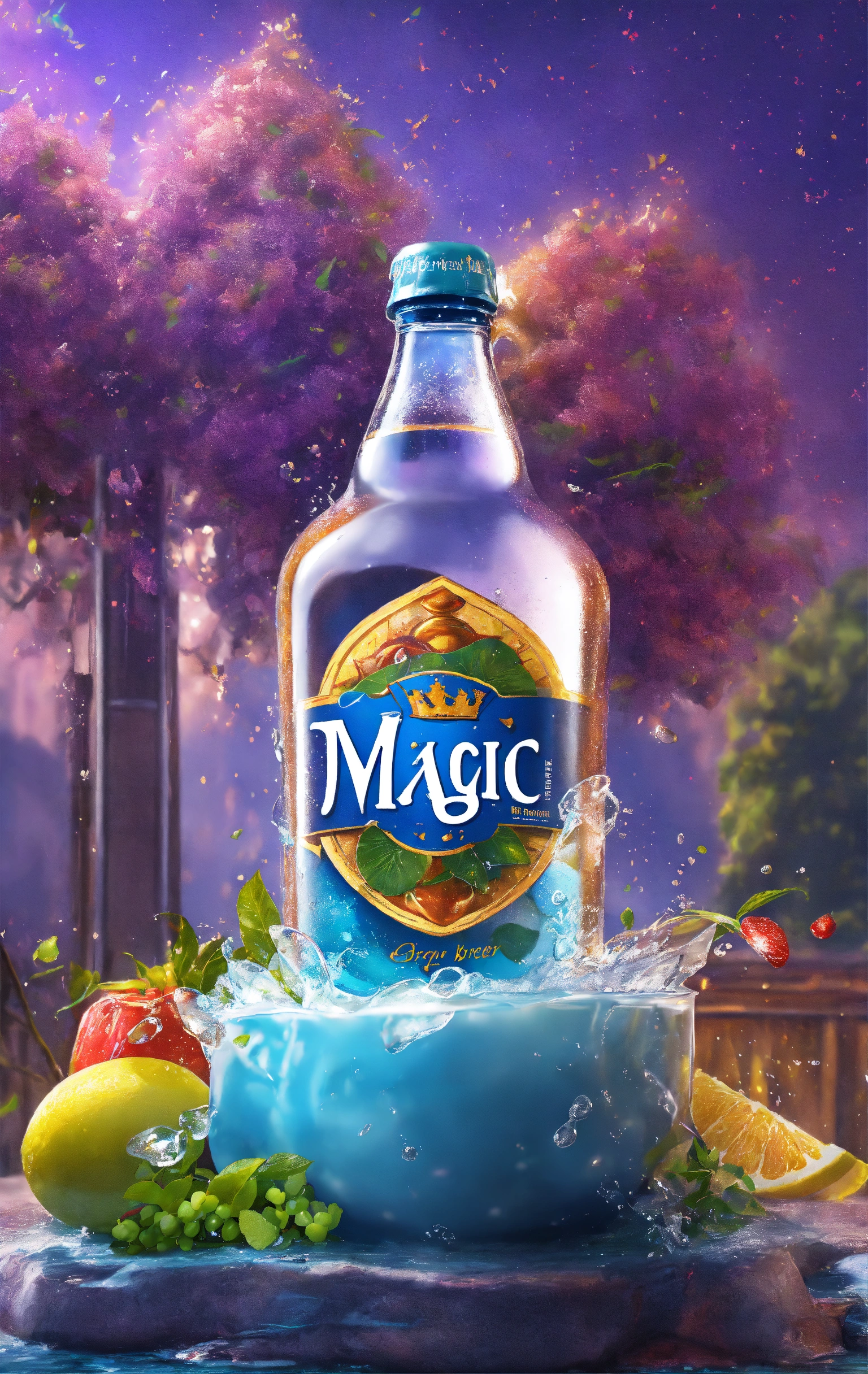 Lexica - Photorealistic advertisement for magic brew beverage