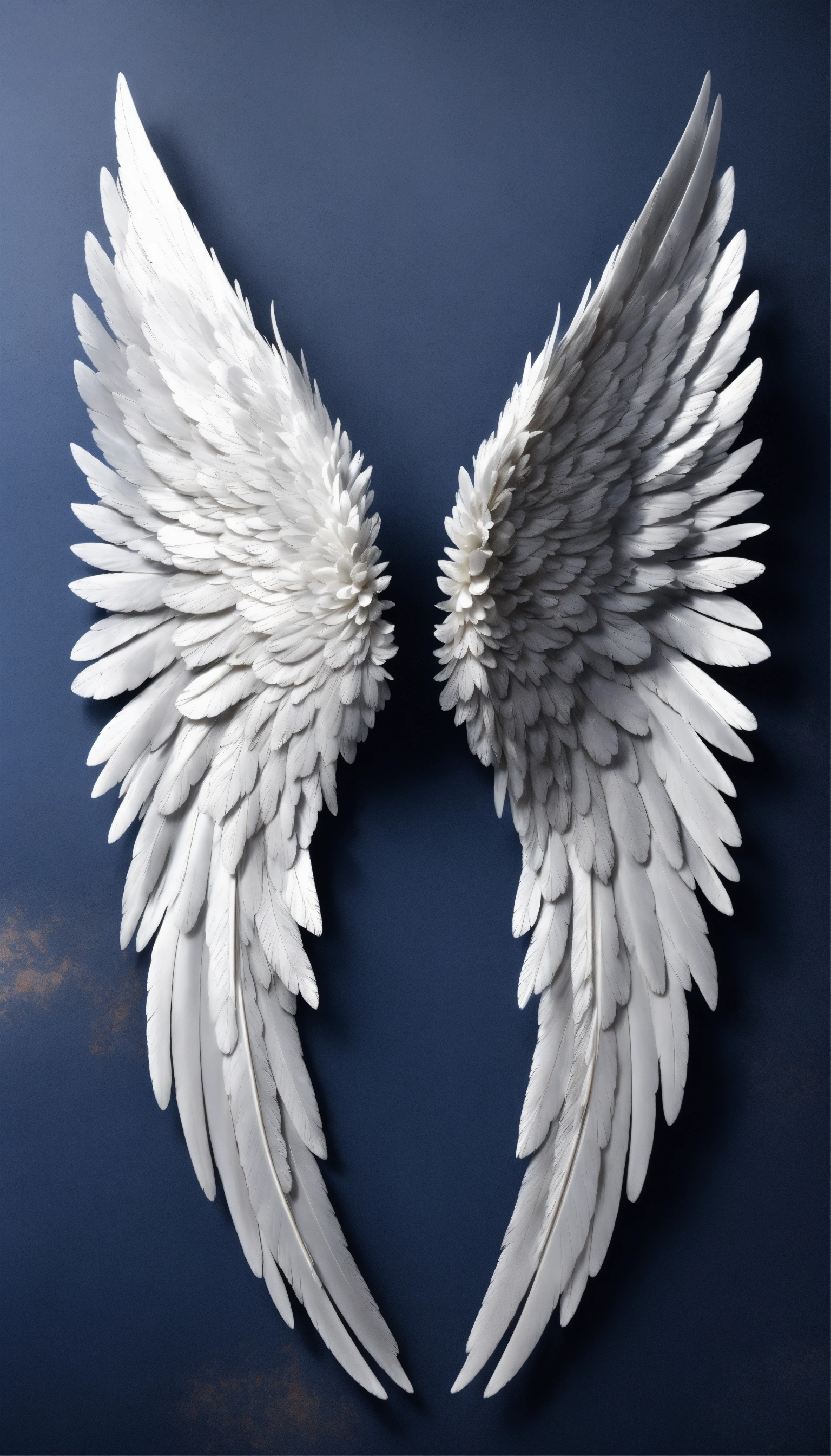 Lexica - Beautiful and perfect small angel wings of white and silver ...