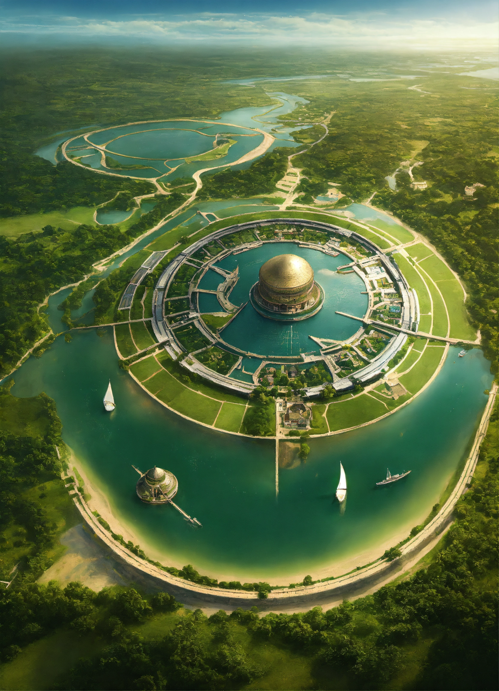 Lexica - Capital city surrounded by a large ring of water. . the ring ...