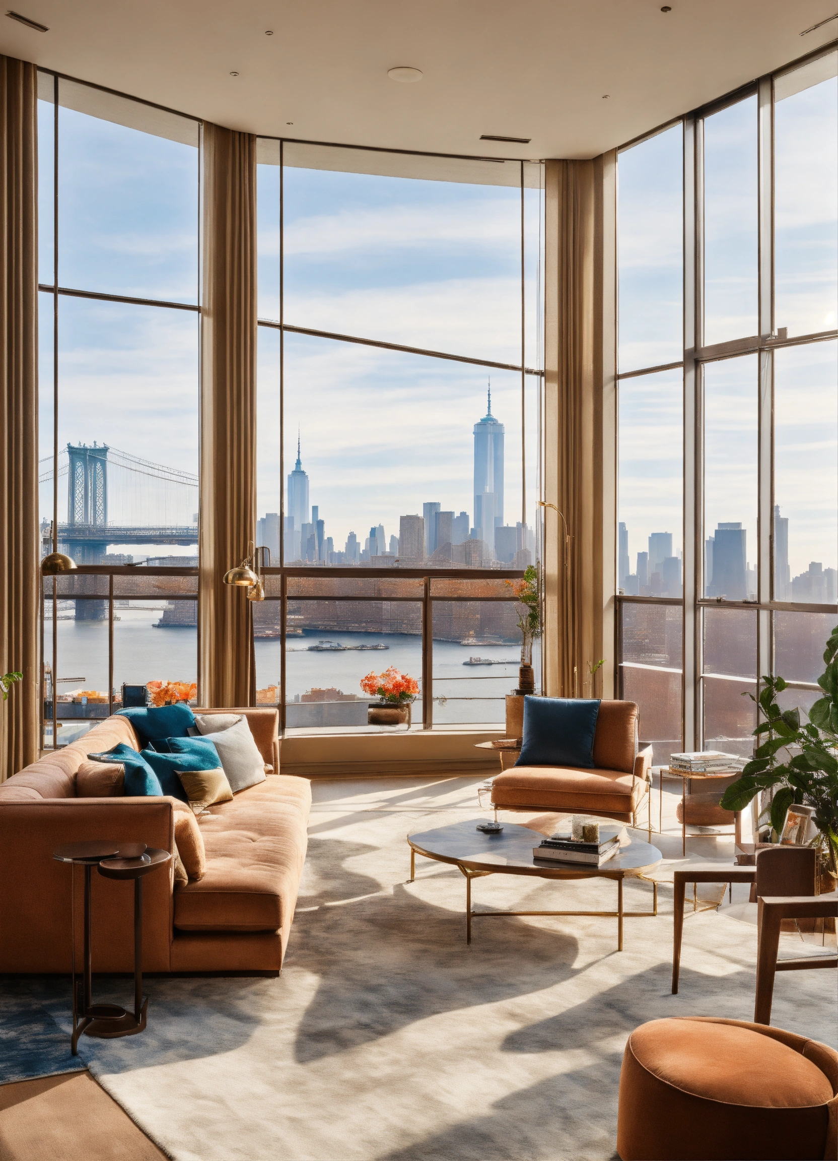 Lexica Realistic Luxury Penthouse Apartment In Williamsburg Brooklyn Photo Inspiration