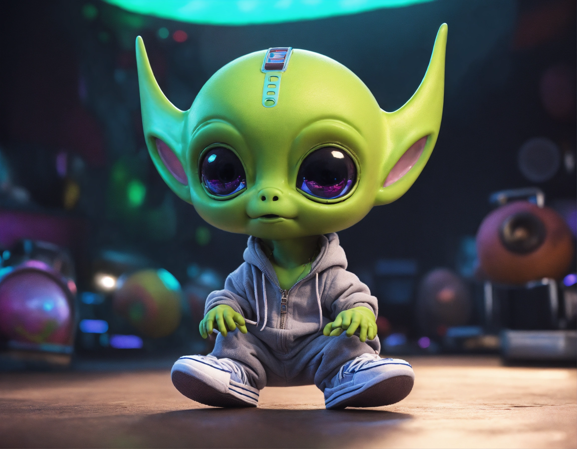 Lexica - Cute Alien Hip hop Baby