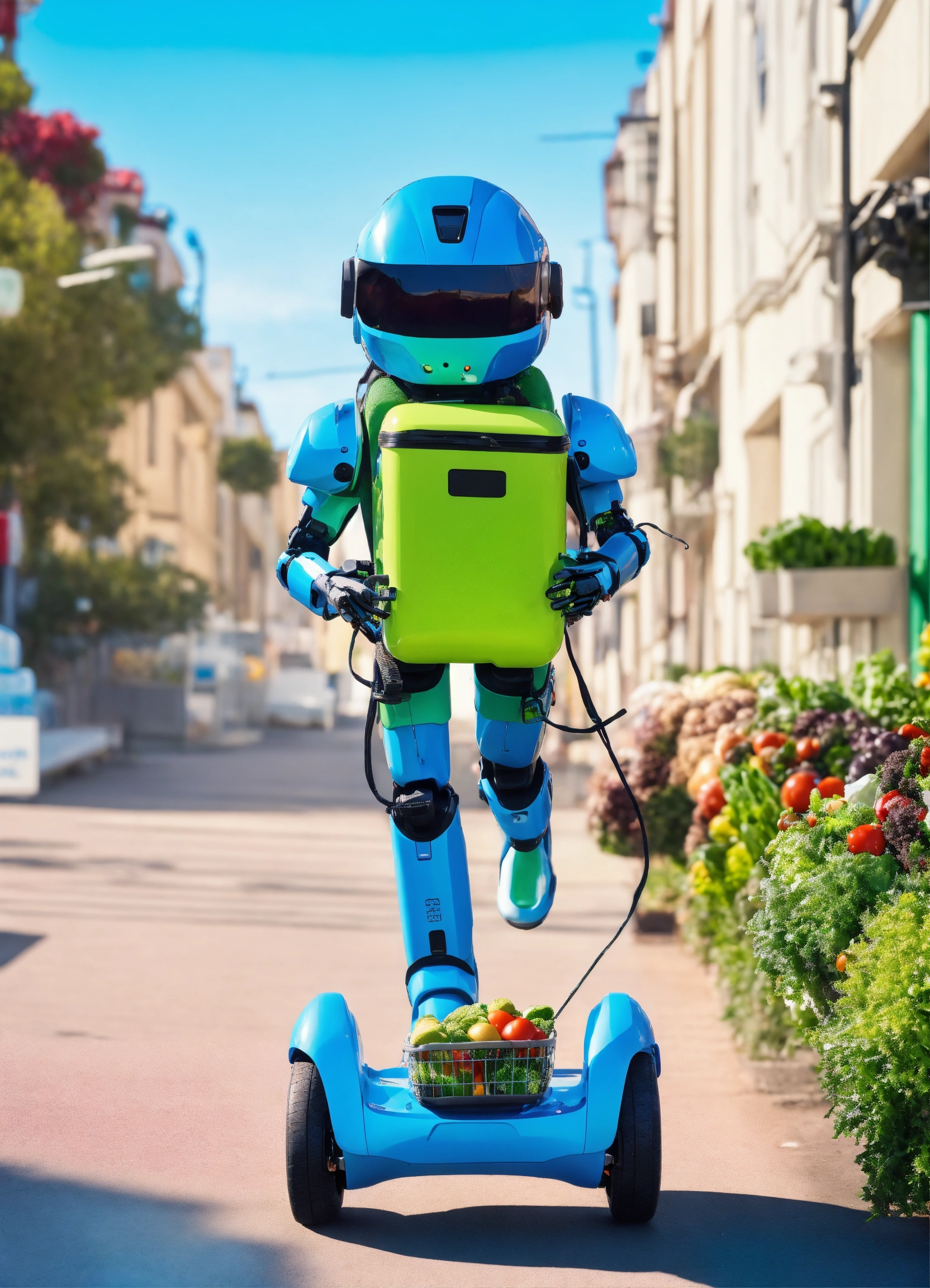 Lexica - A passionate male robot riding on hoverboard, realistic man ...