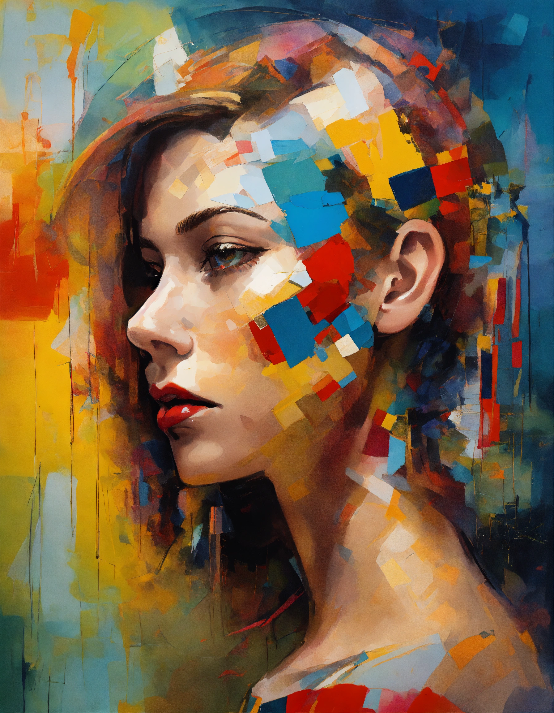 Lexica - Create a captivating and abstract-style portrait or PFP ...