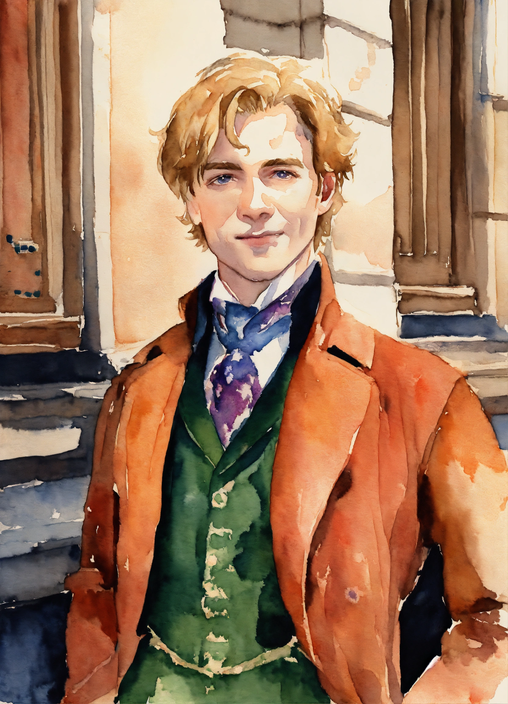 Lexica Gilderoy Lockhart Watercolor