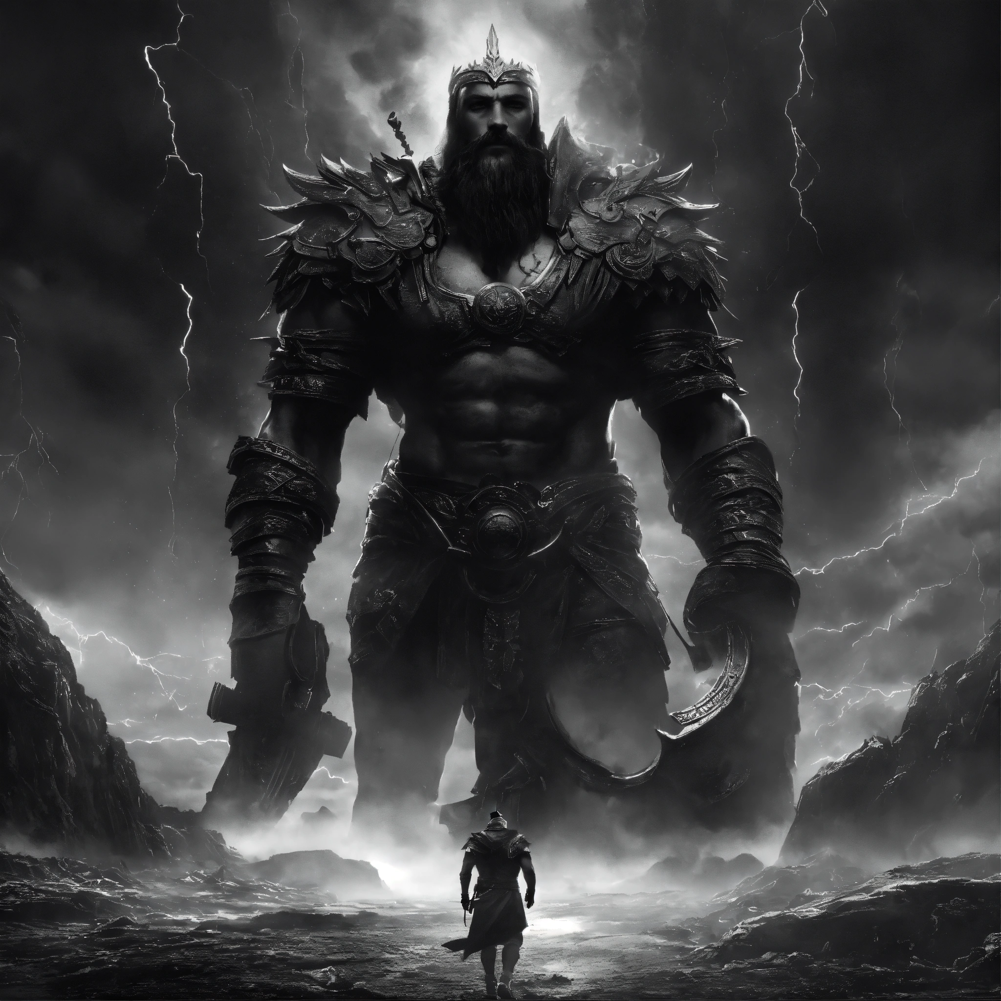 Lexica - End of the world, ragnarok, mythology, realistic, dark theme ...