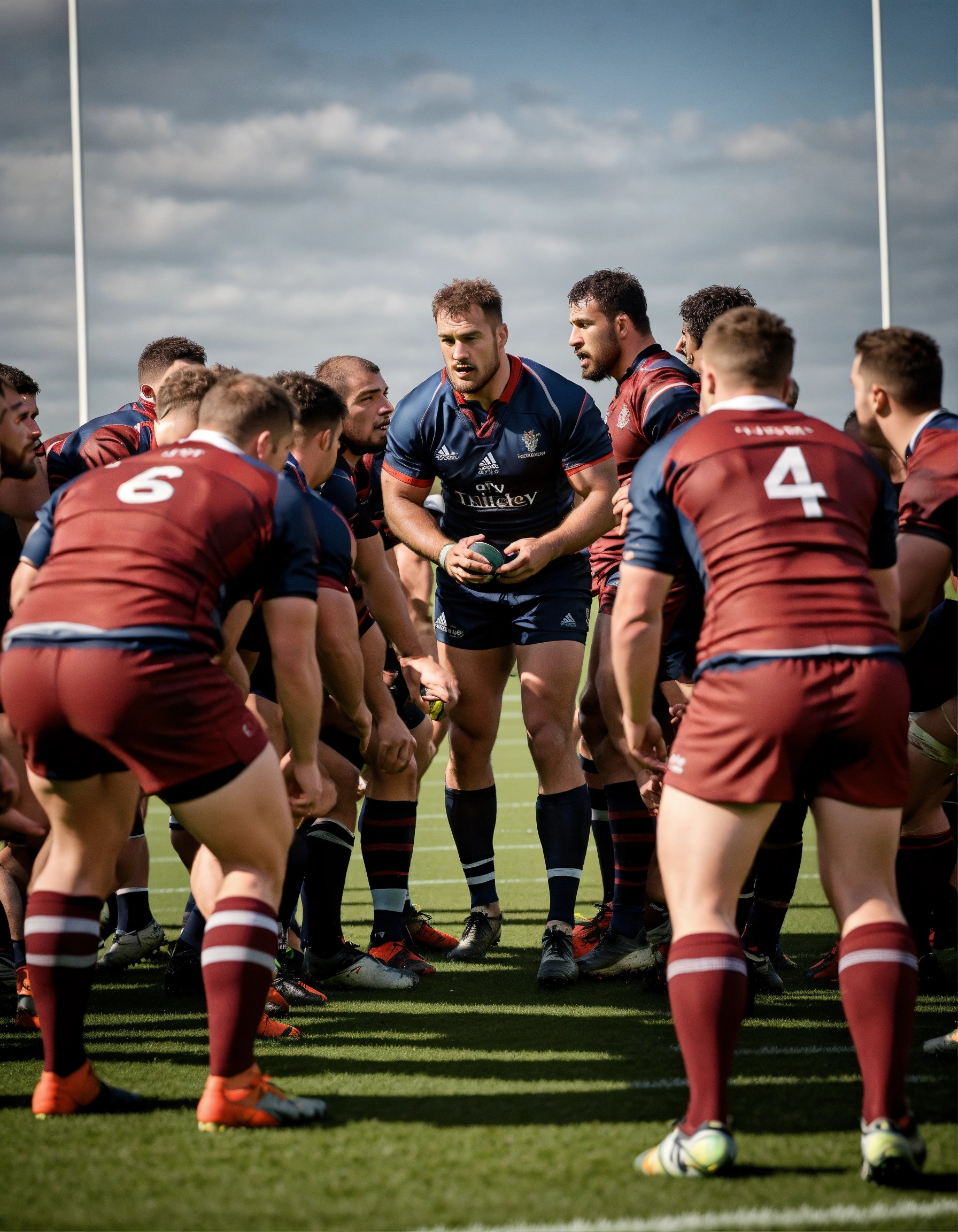 Lexica - Rugby The Captain Leading A photo highlighting the captain of ...