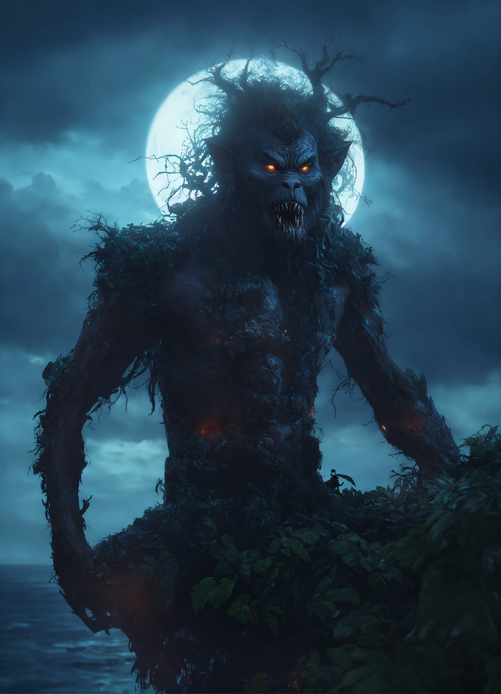 Lexica - Aswang philippines scary hairy humanoid monster smoking a ...