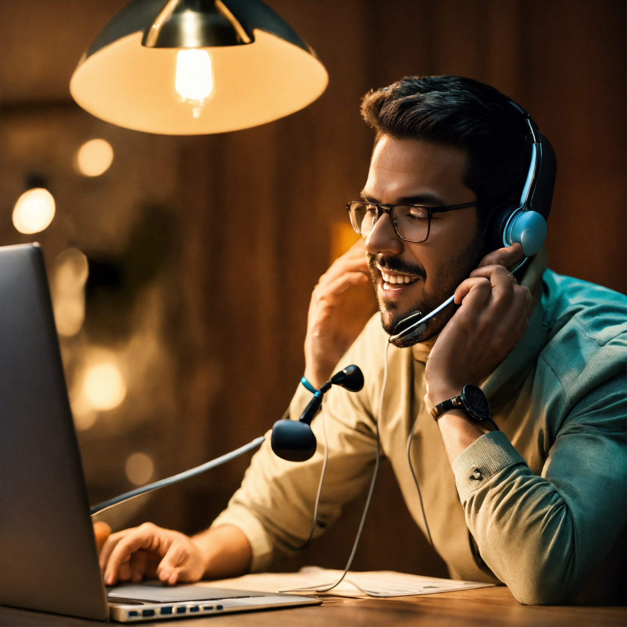 Lexica - A man doing a cold calling