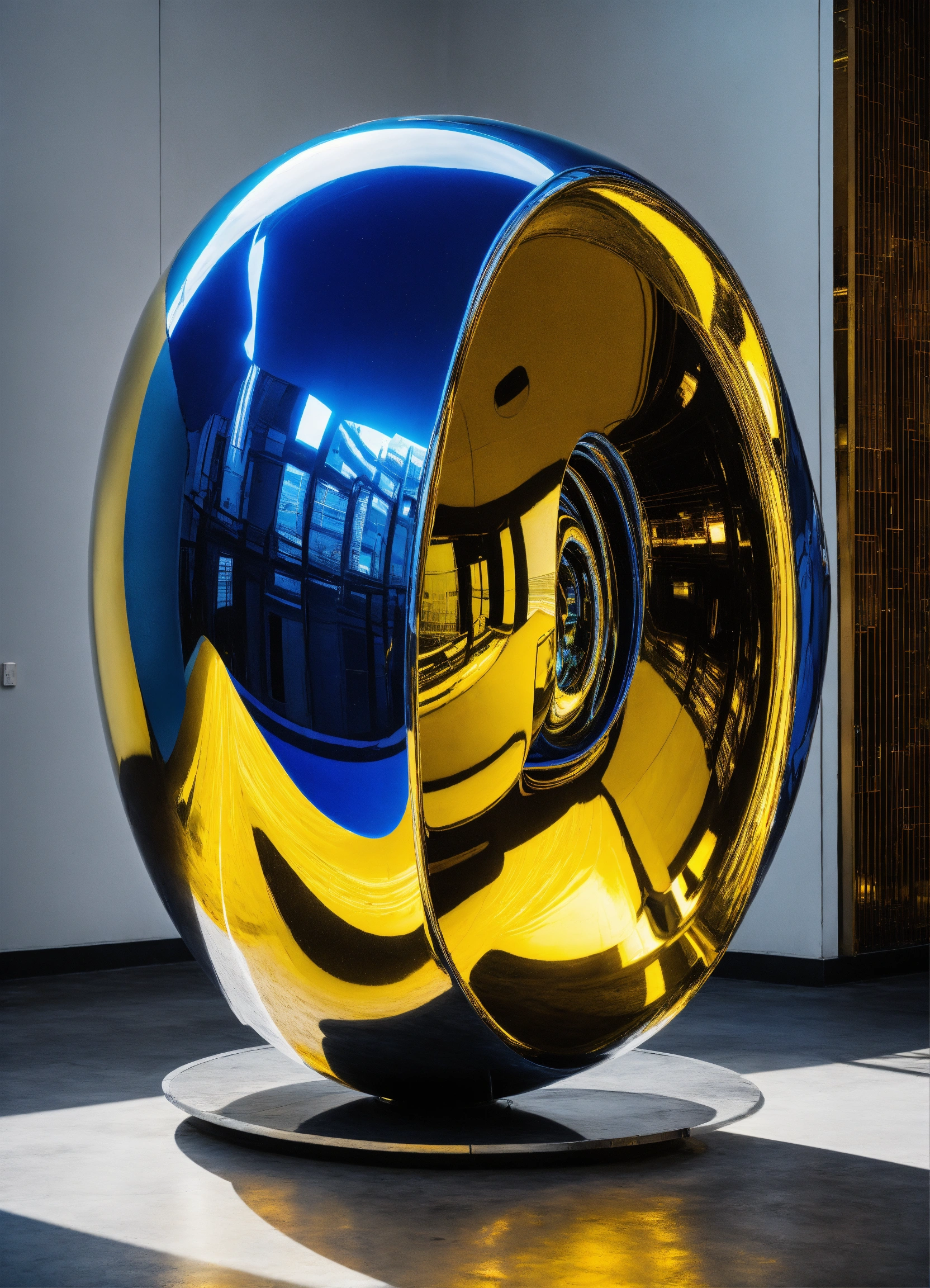 Lexica - Metallic and reflective surface, vivid tones of blue and ...
