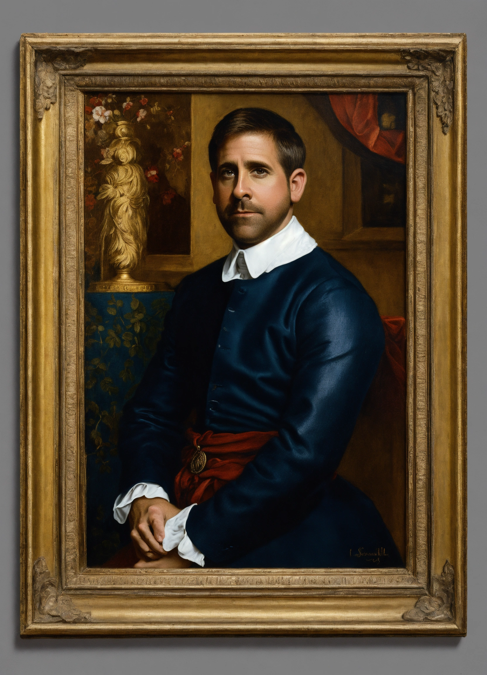 Lexica - French Renaissance painting of Steve Carrell