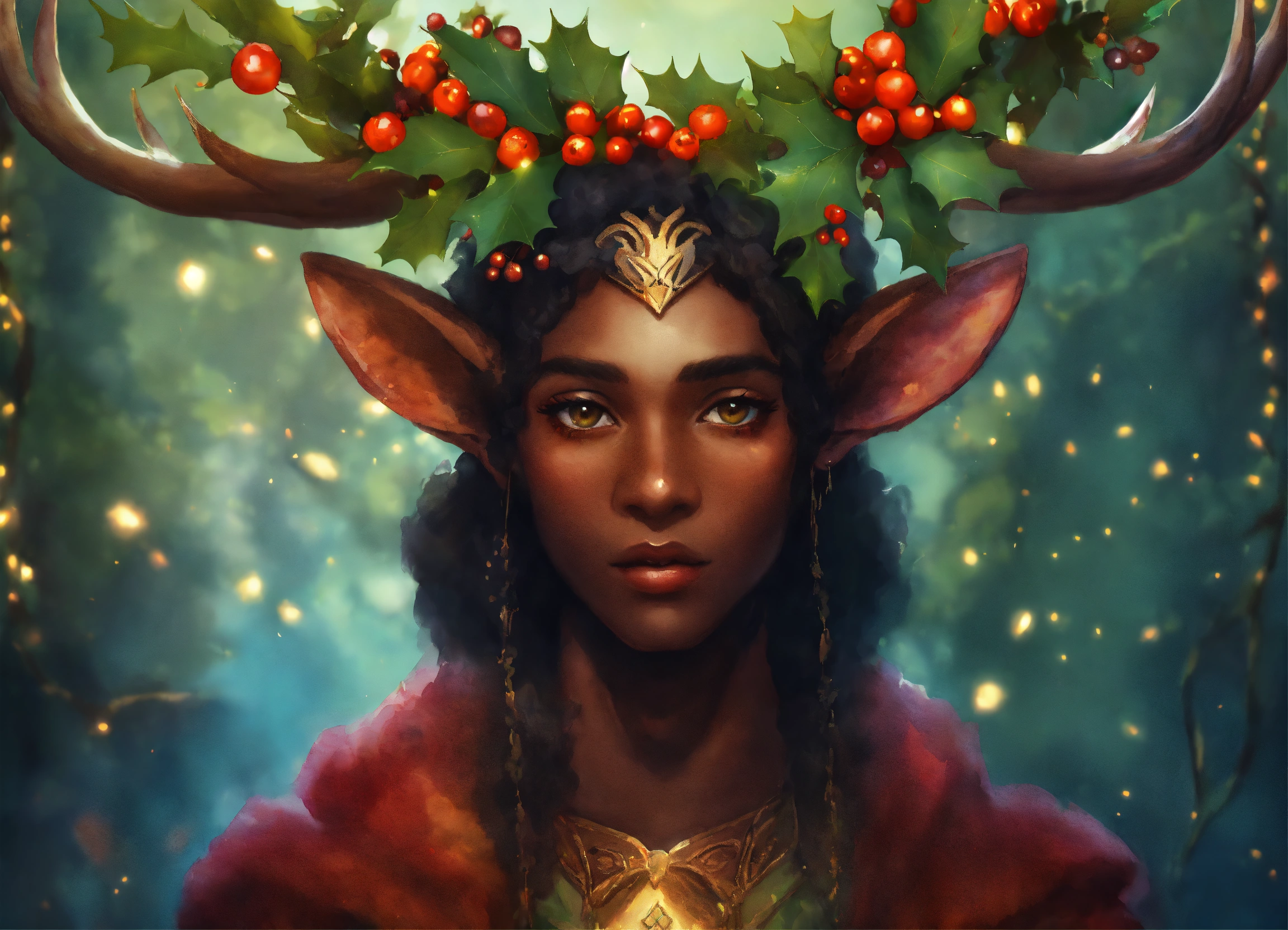 Lexica - Deep complexion extremely pointed eared Black Elf with a ...