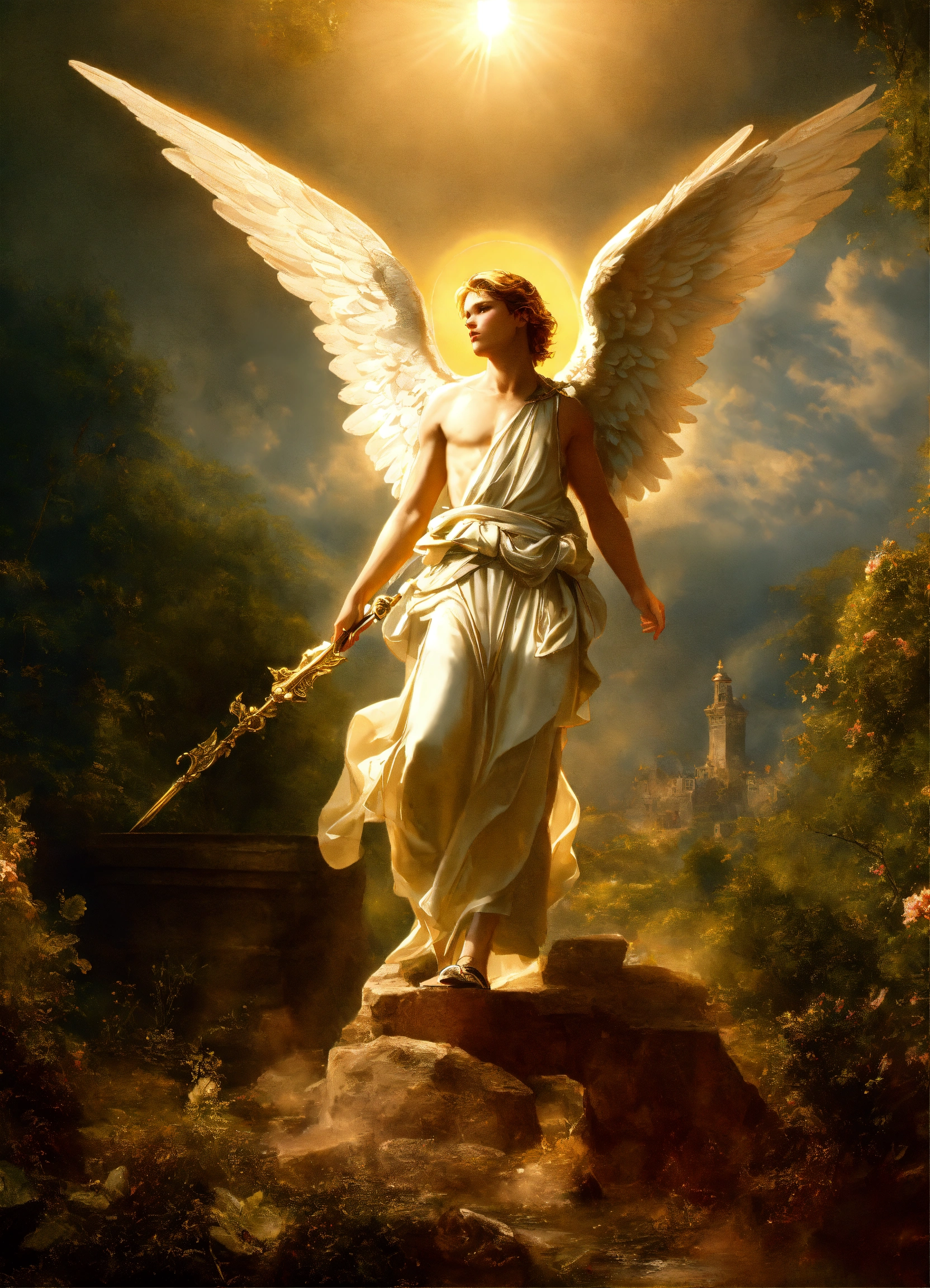 Lexica - Guardian Angel Michael in a mystical world perfect clarity ...