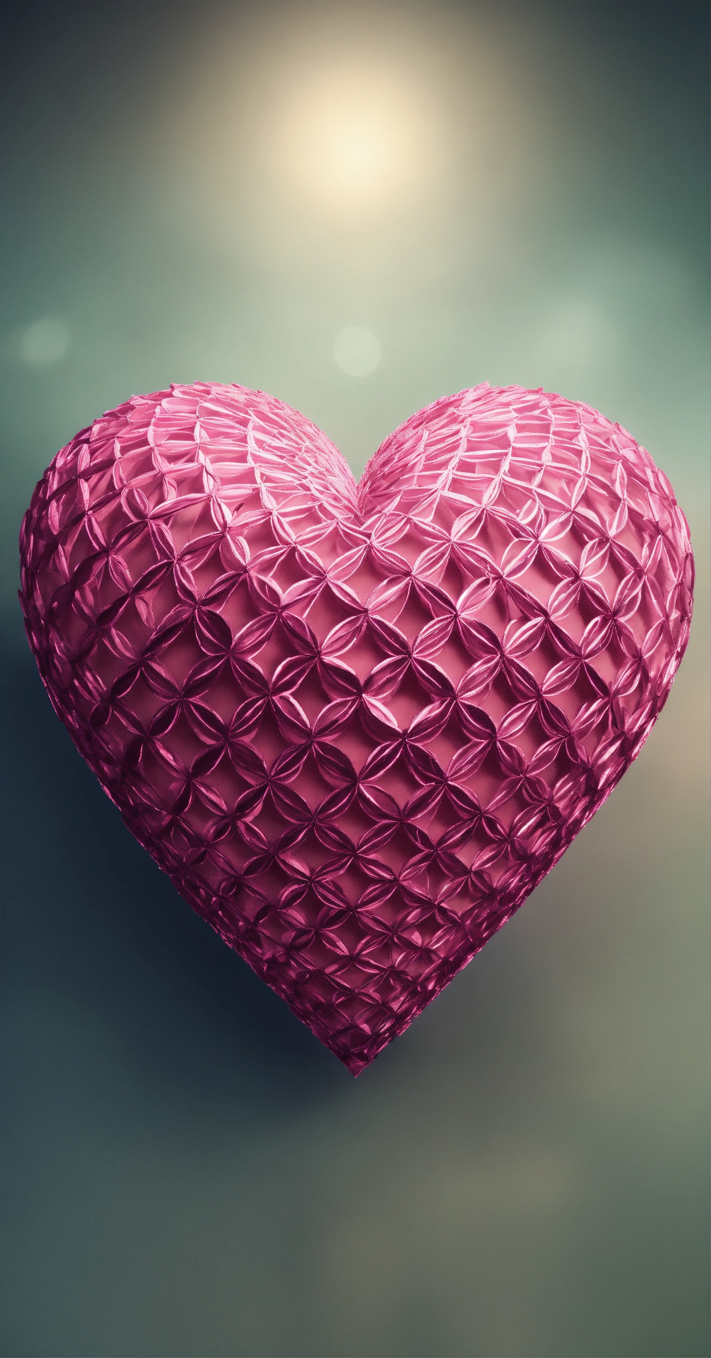 Lexica - Corazon rosado hermoso y perfecto, detallado, ilustración ...