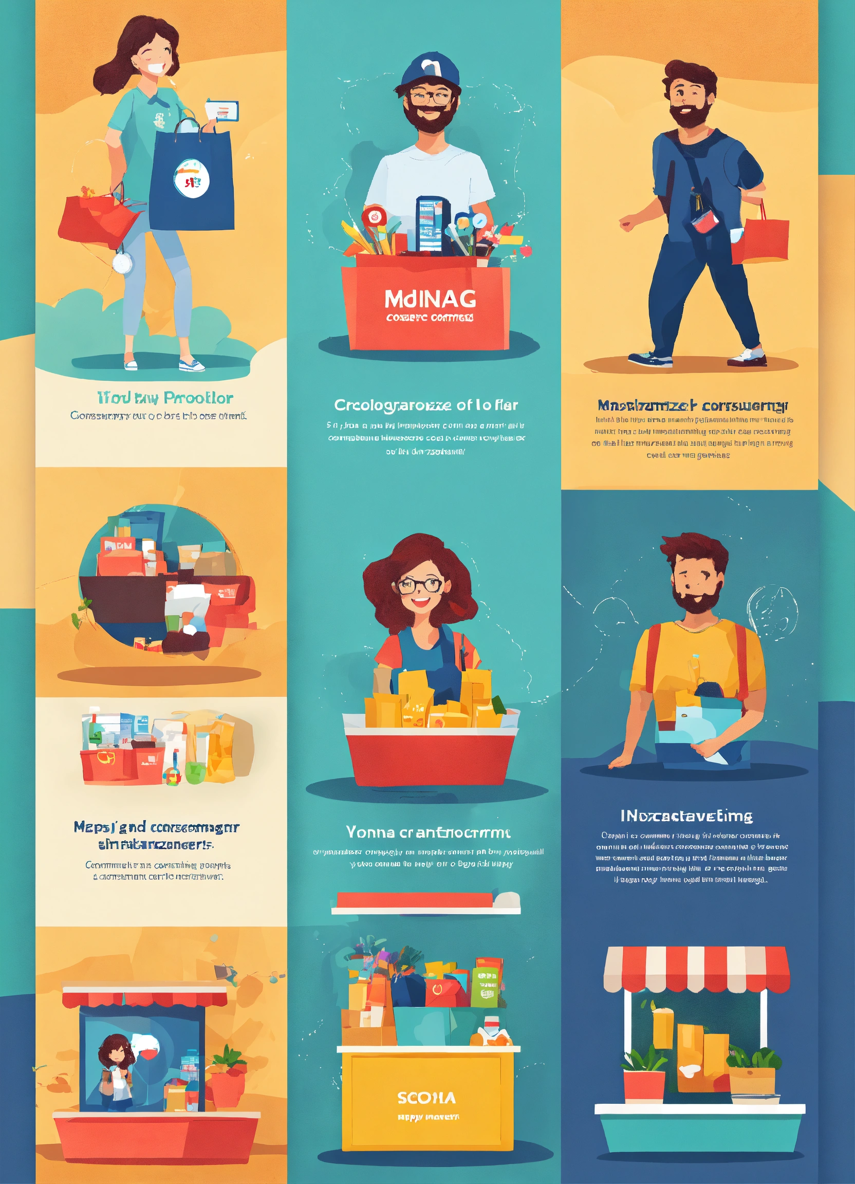 Lexica - Design an image illustrating the concept of consumer-oriented ...