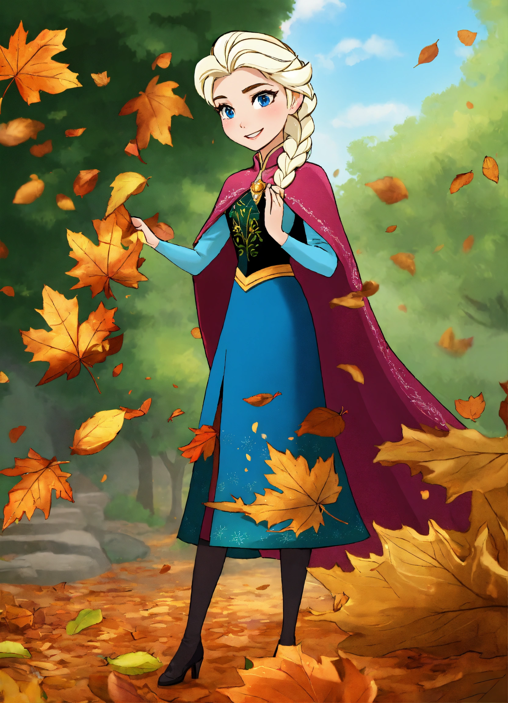 Lexica - Elsa collects leaves