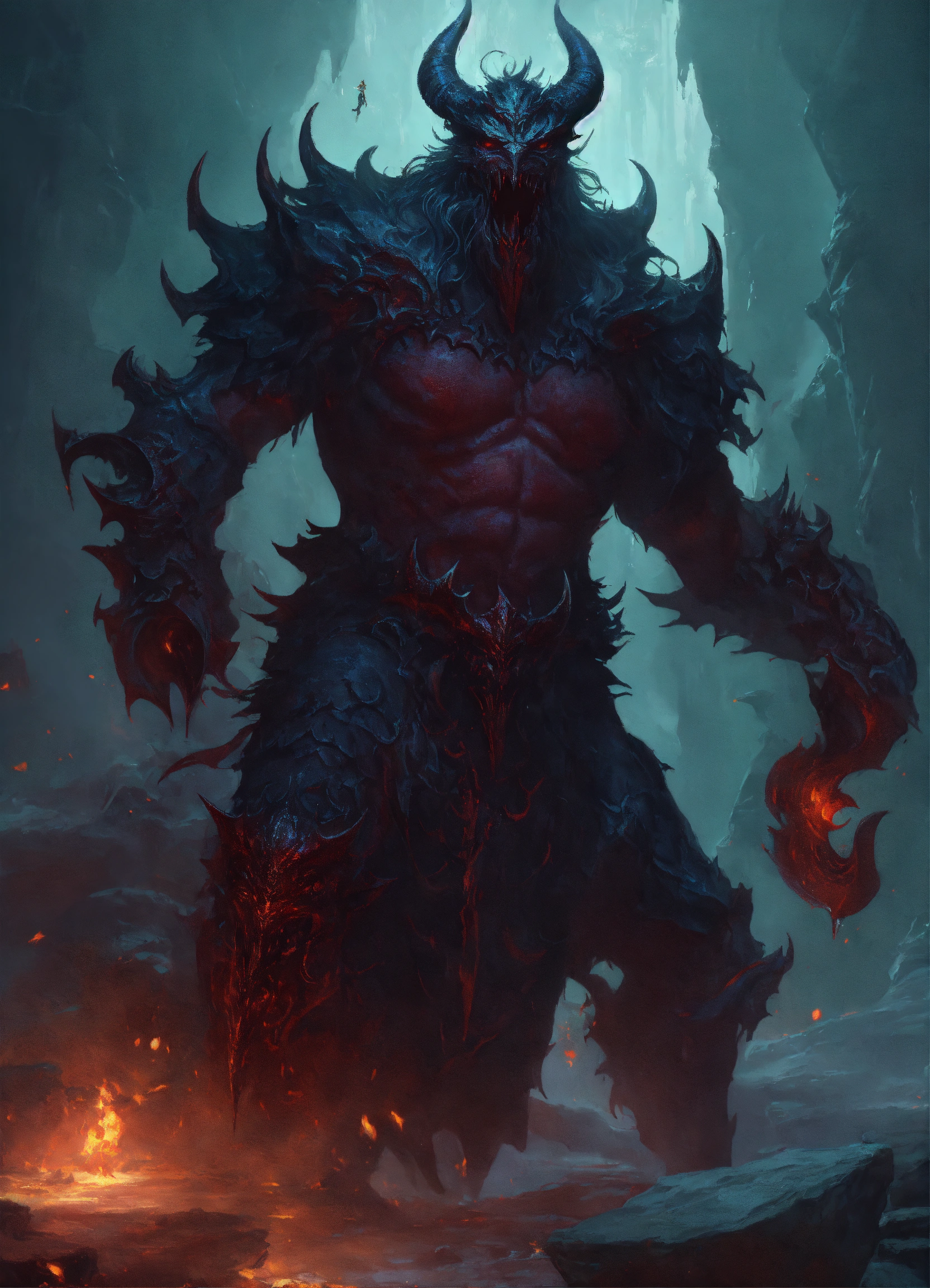Lexica - D&D, fantasy, cinematic. Demon of the Abyss