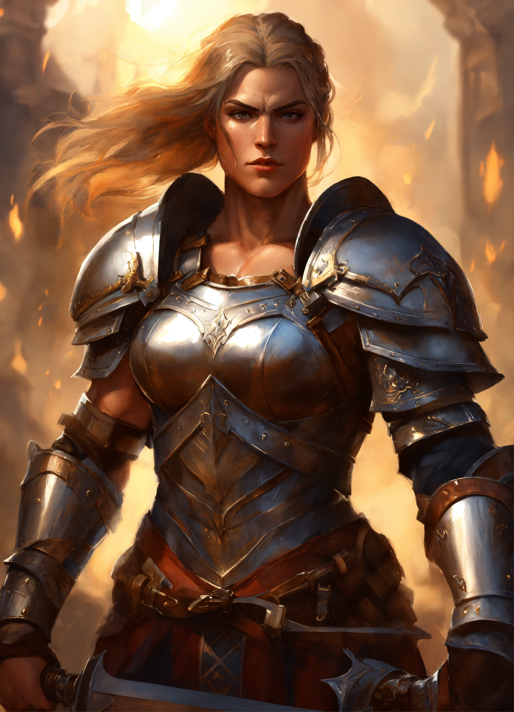 Lexica - Character art, art station, strong, muscular woman, handsome ...