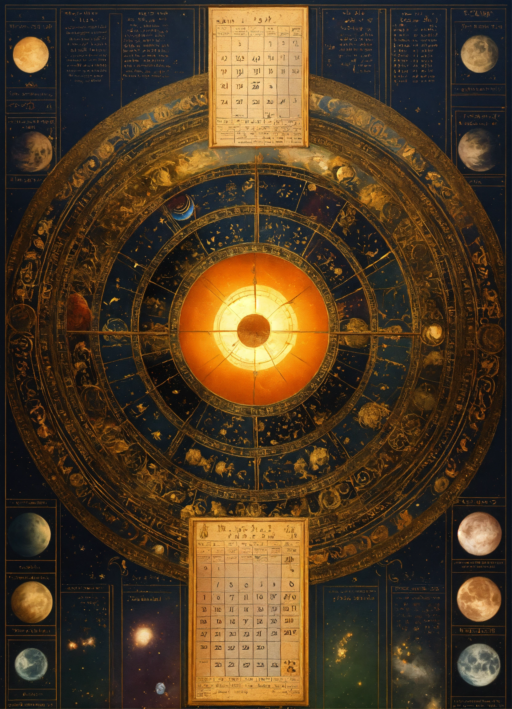 Lexica - A celestial calendar in the form of digital art