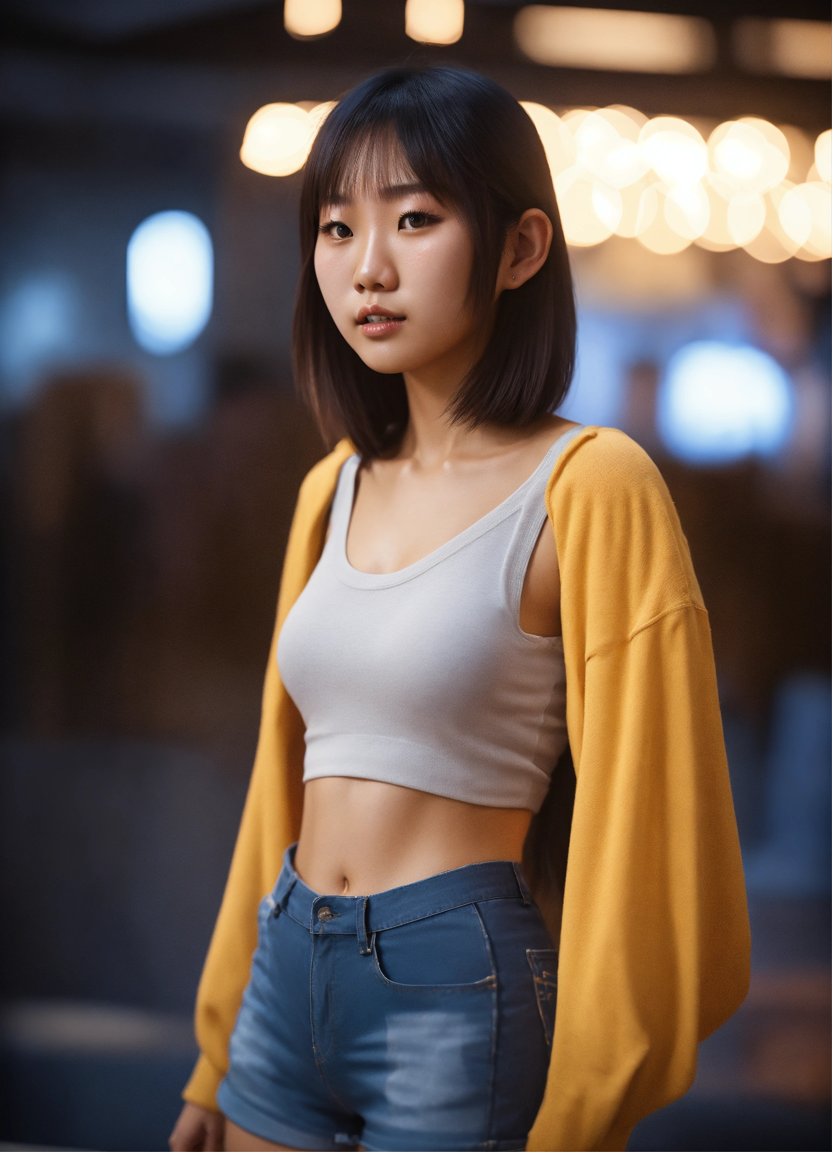 Asian girl in tight shorts : r/cutouts