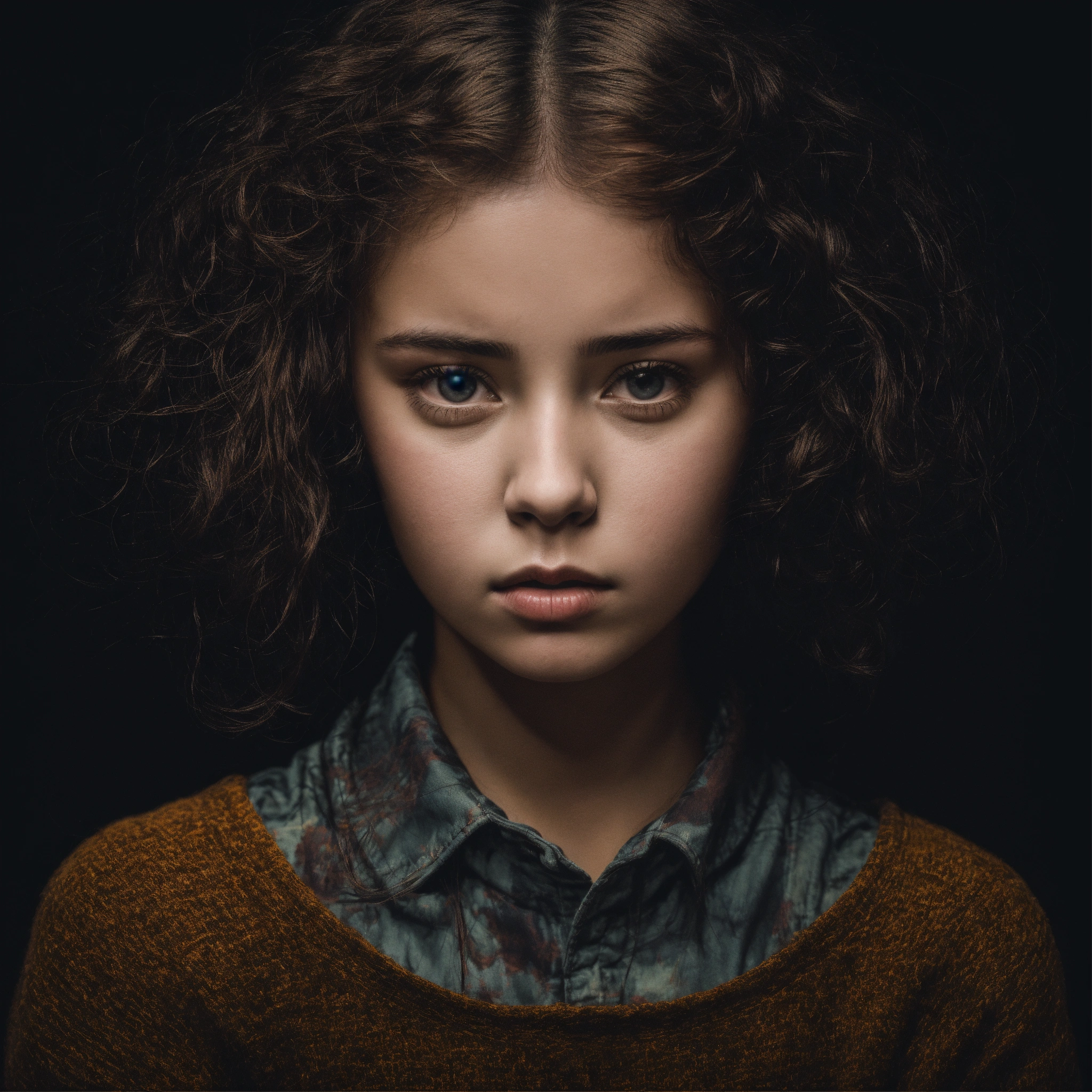 Lexica - The girl doesn’t know what to do, sits, worries and looks for ...