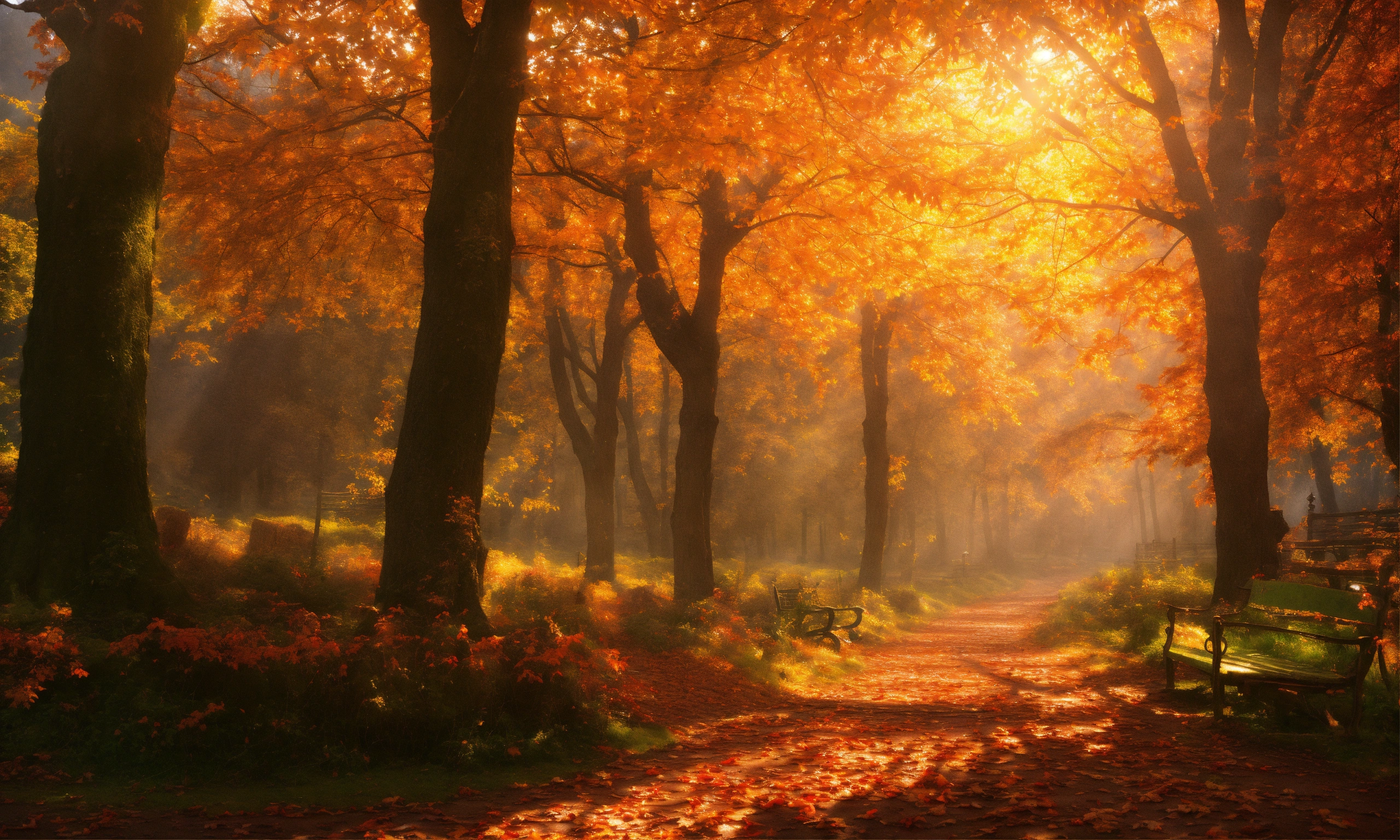 Lexica - A magical autumn, realistic
