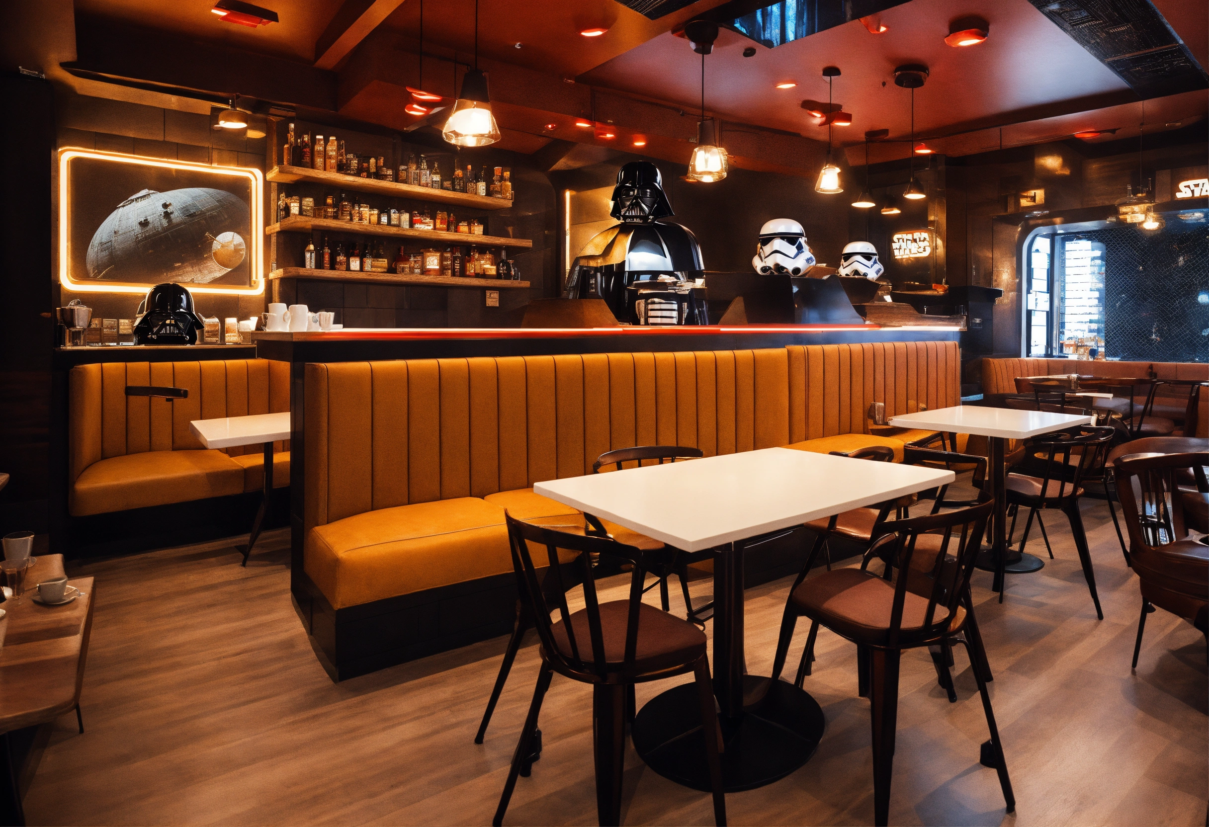 Lexica - Cafe interior design in star wars themes