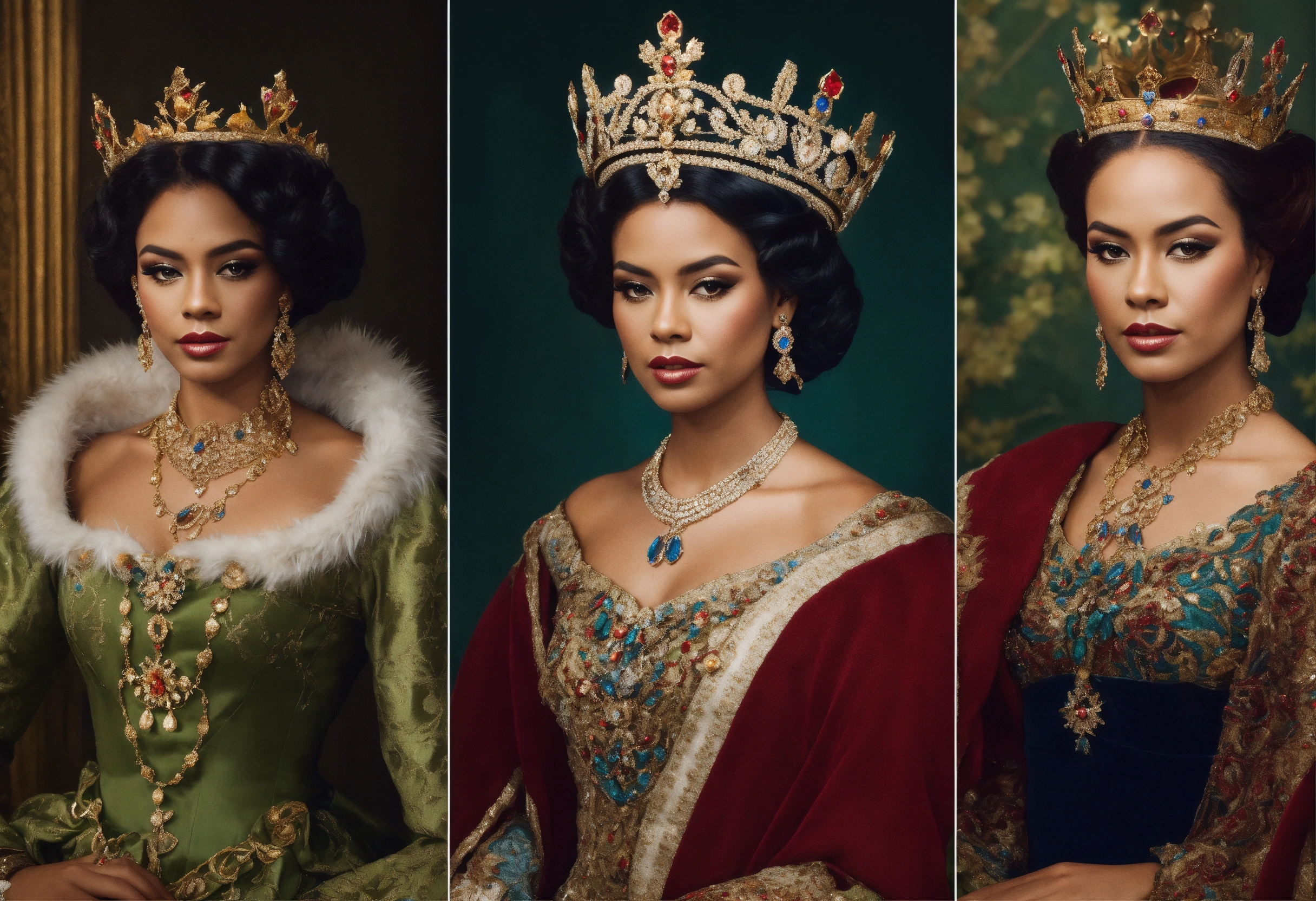 Lexica - Take photos of different queens in reference style