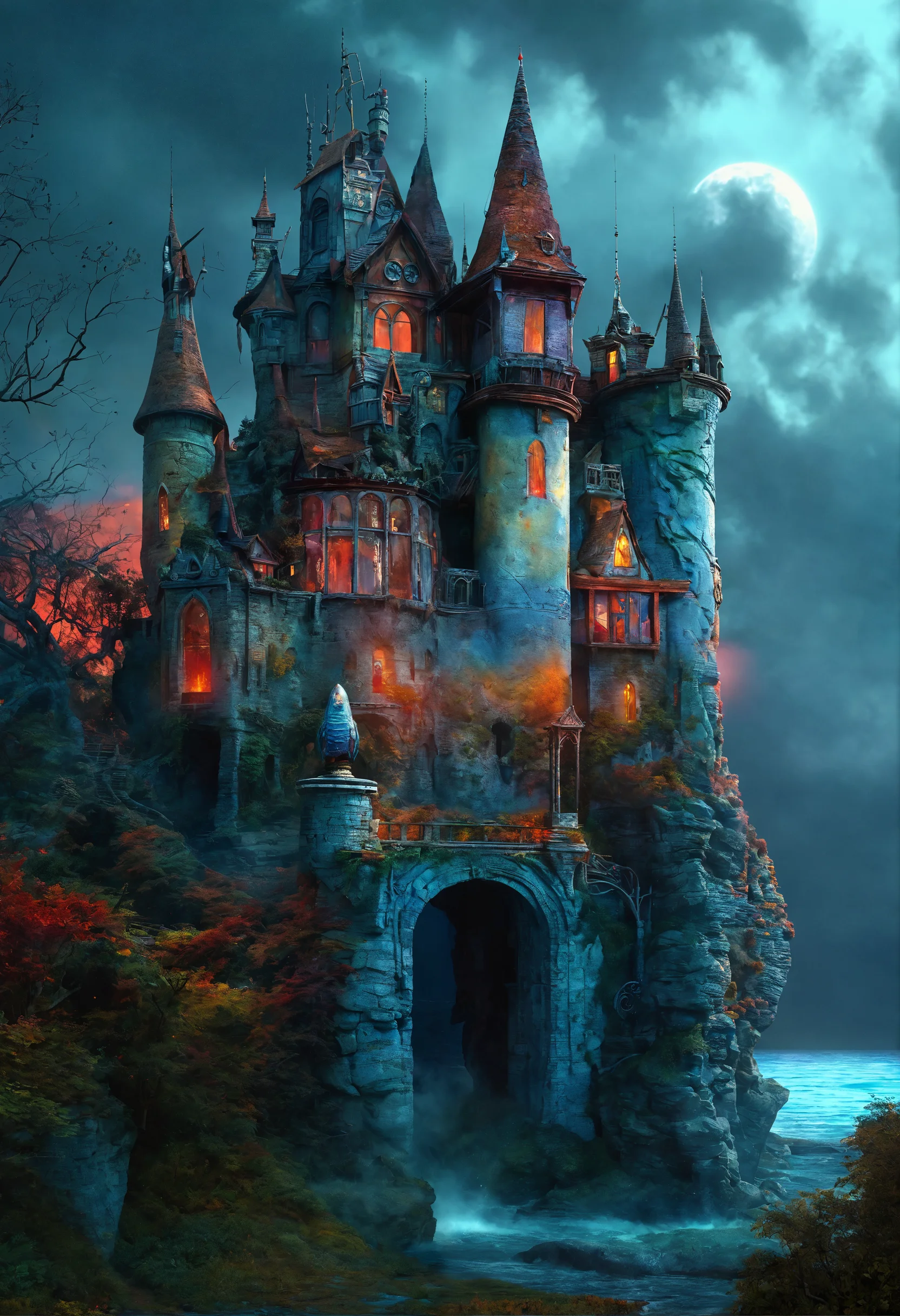 Lexica - Visually Striking Surreal 3D supernatural Fantasy wizards ...