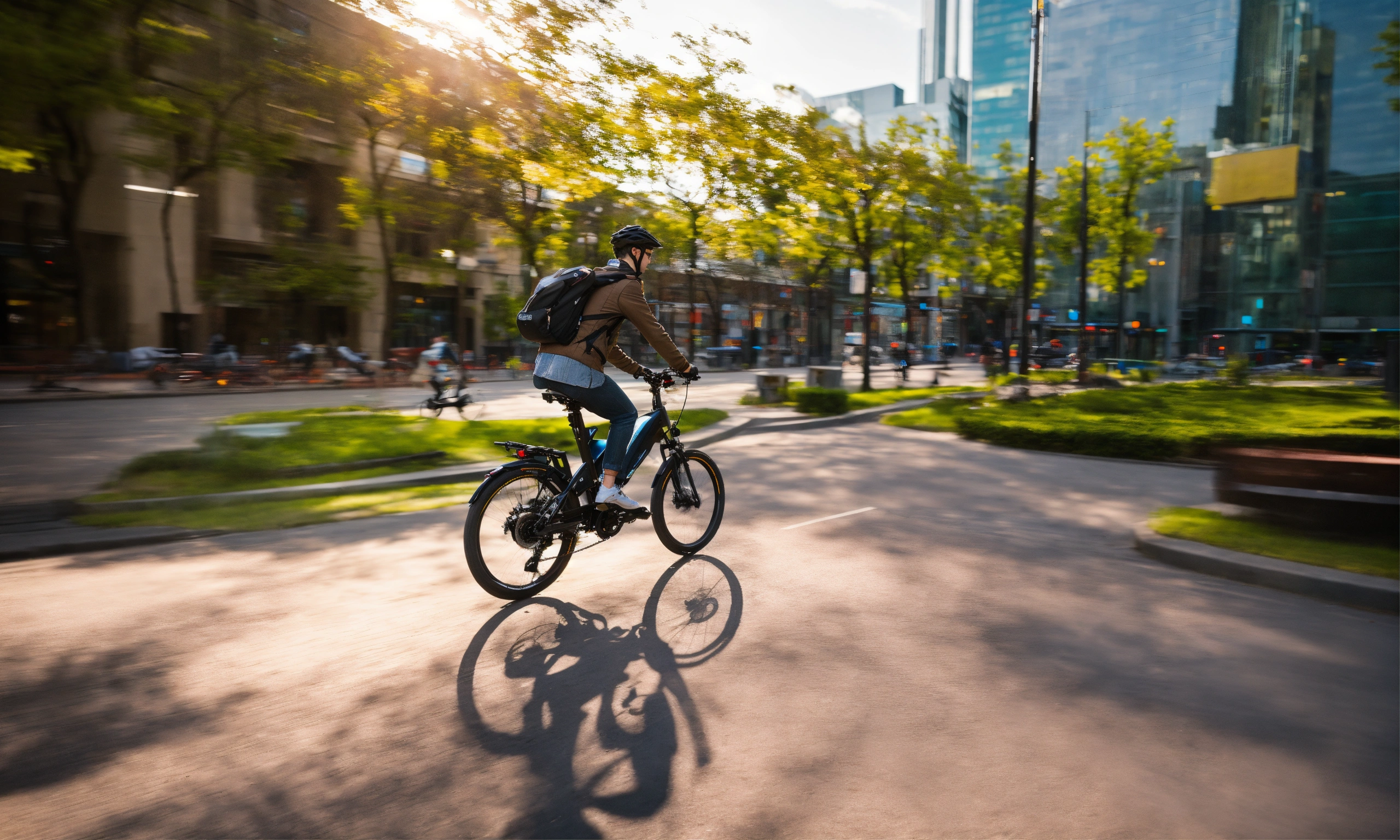 Lexica - E-bike riding in city